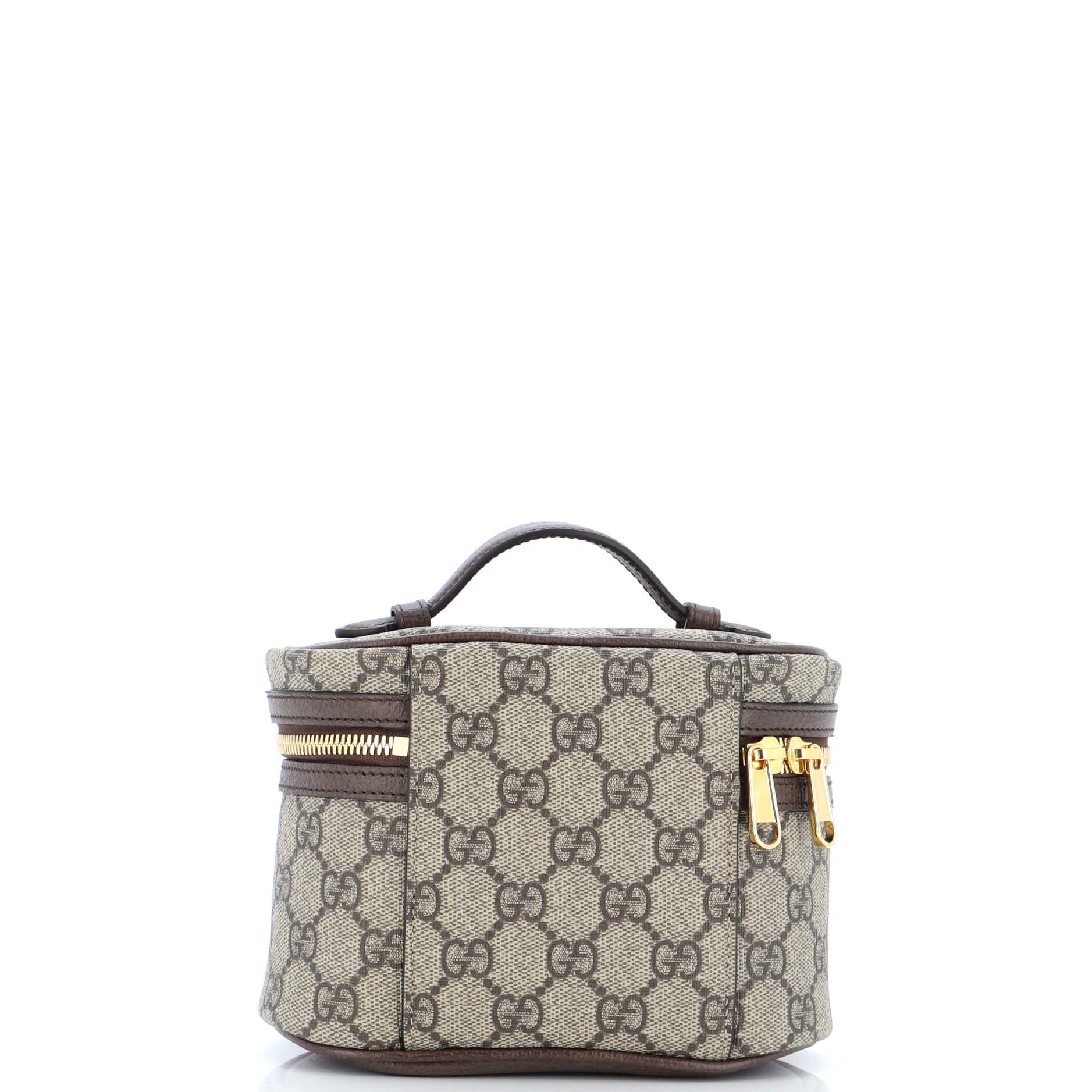 Ophidia Top Handle Cosmetic Case GG Coated Canvas Mini