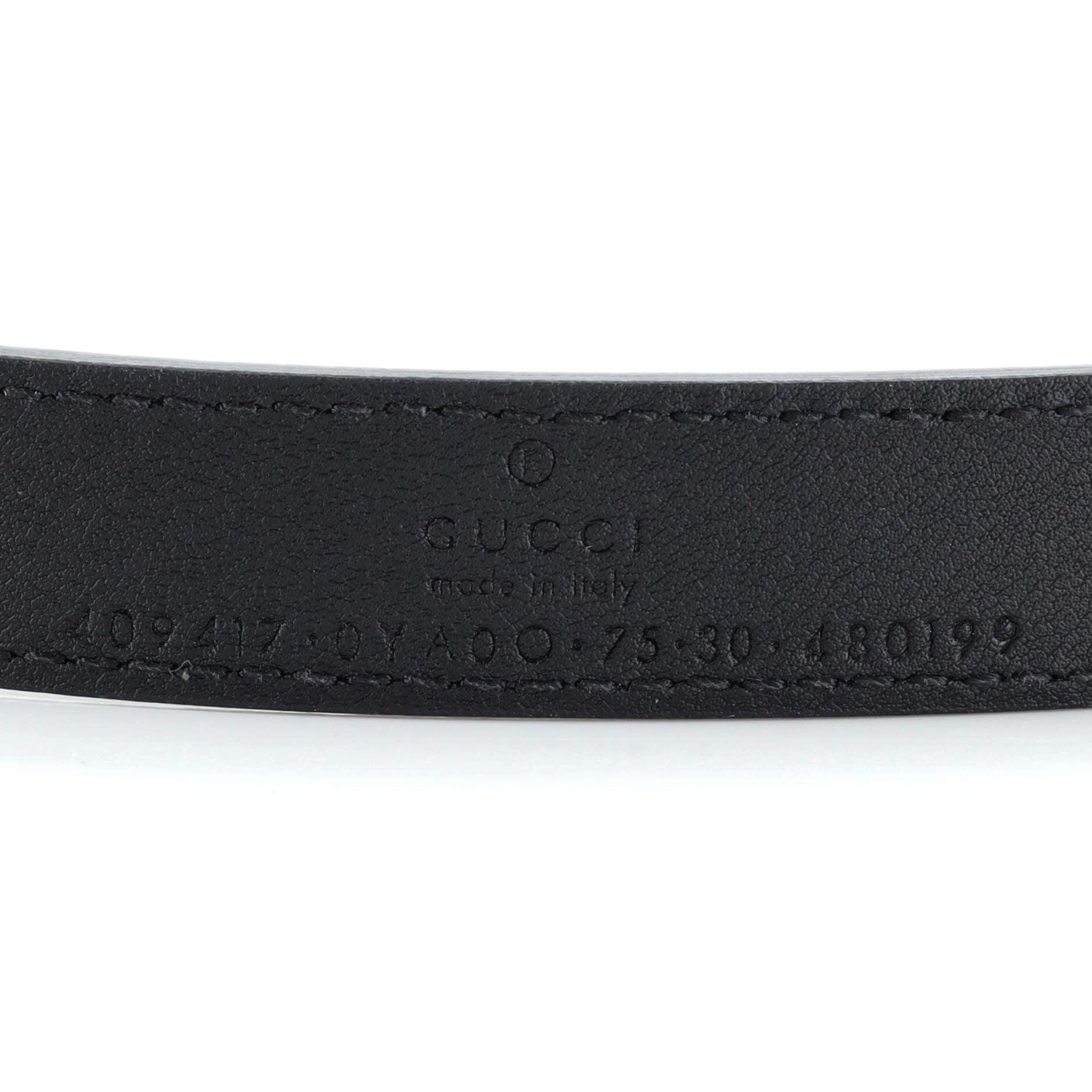 GG Marmont Belt Leather Thin 75