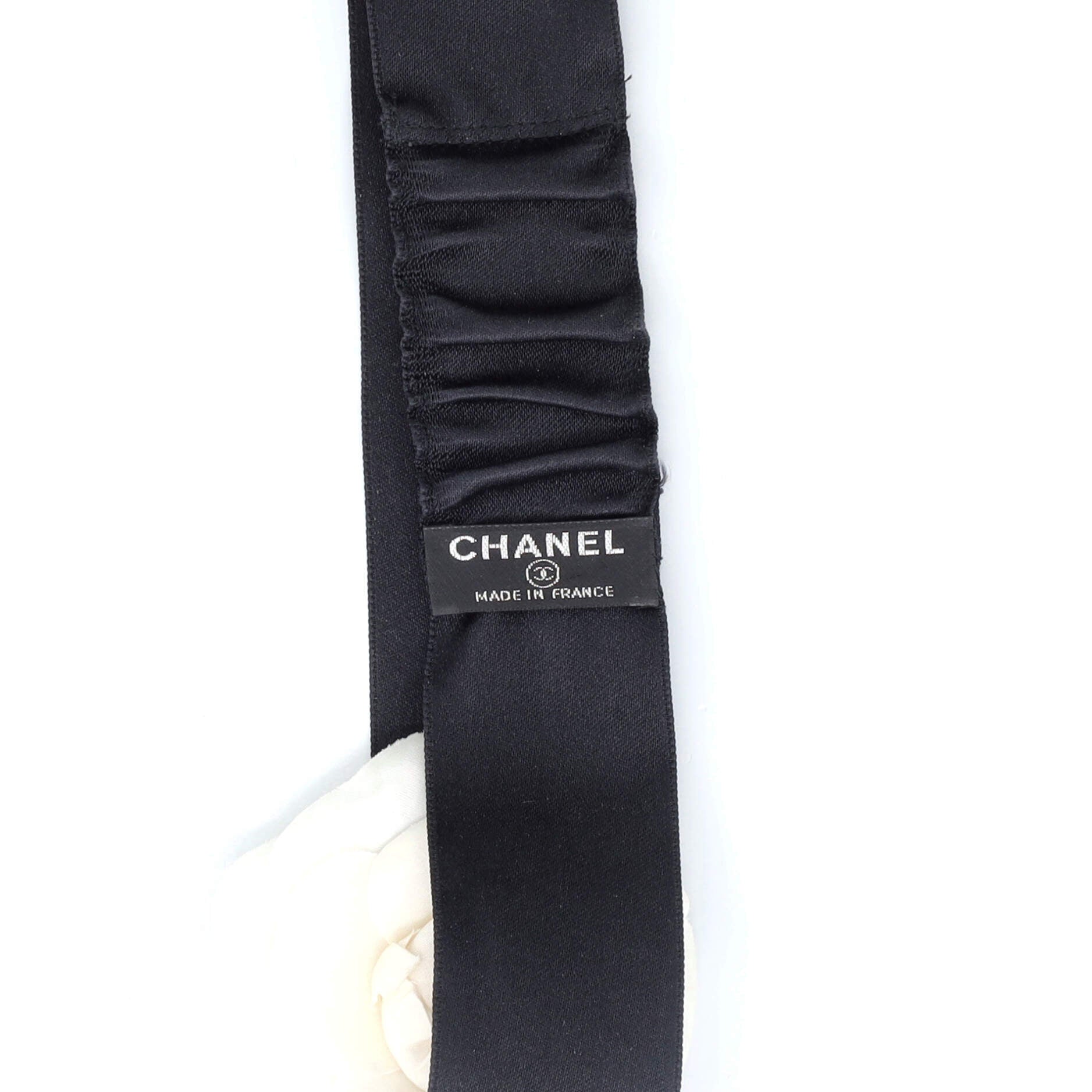 Camellia Ribbon Headband Silk