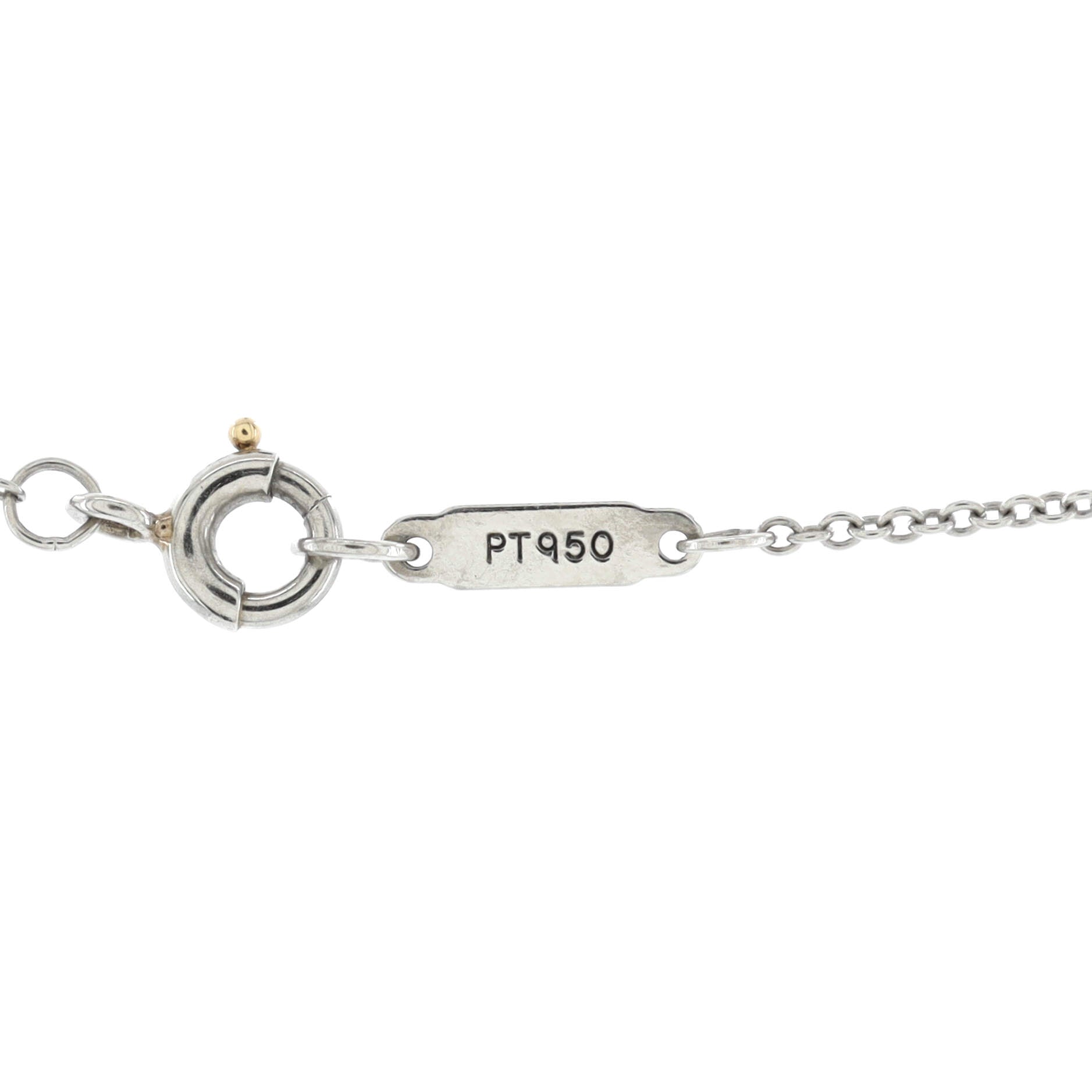 Star Drop Pendant Necklace Platinum with Pink Sapphire and Diamonds