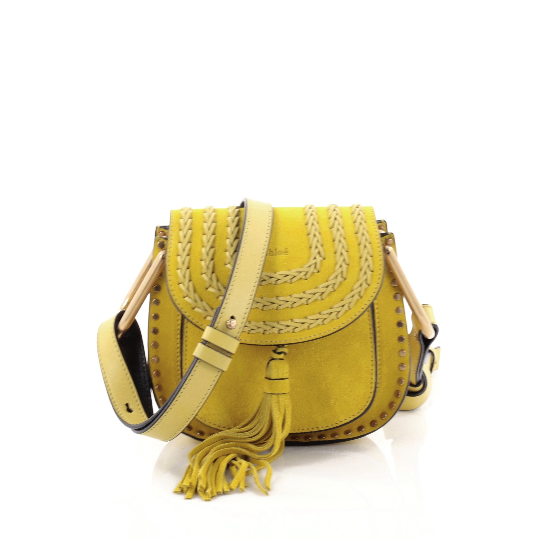 Hudson Handbag Whipstitch Suede Mini