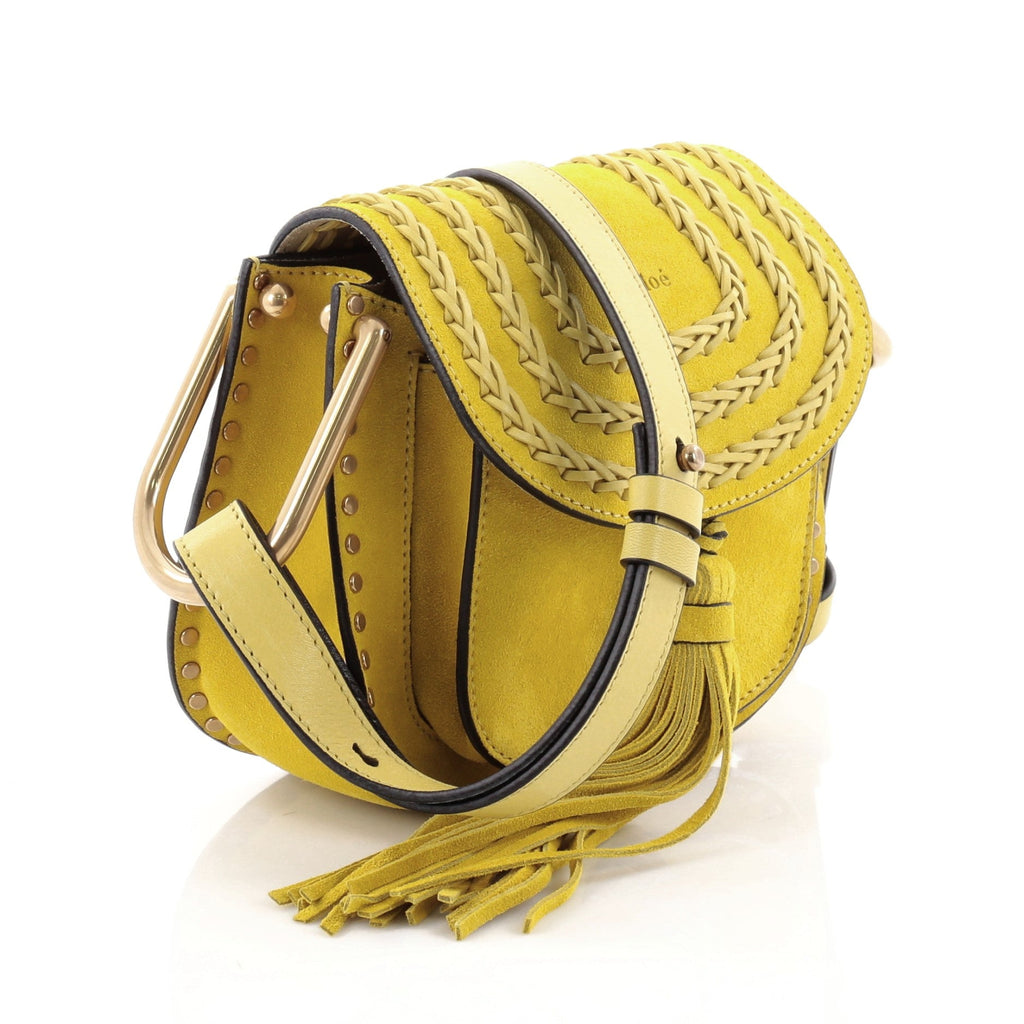 Hudson Handbag Whipstitch Suede Mini