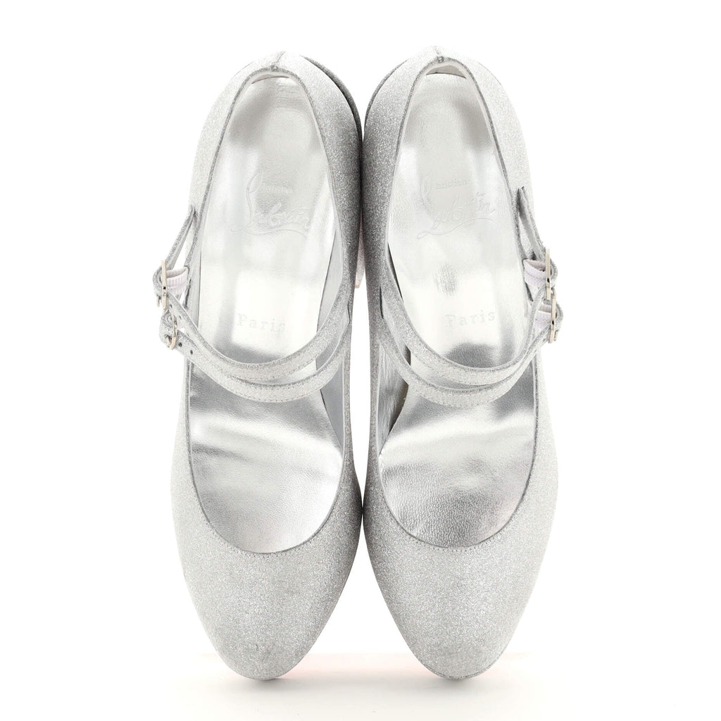 Women's Movida Mary Jane Platform Pumps Glitter 130