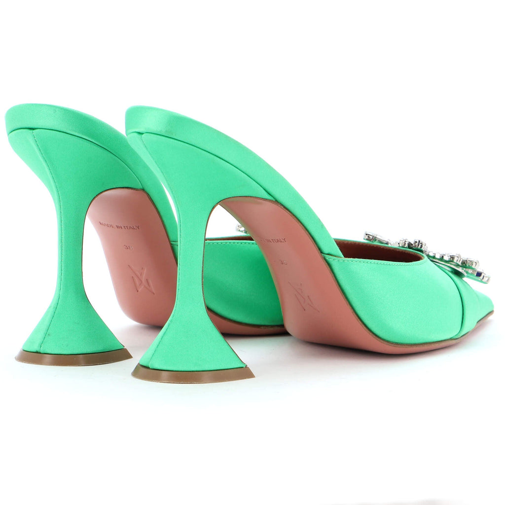 Women's Begum Heeled Mules Satin 95