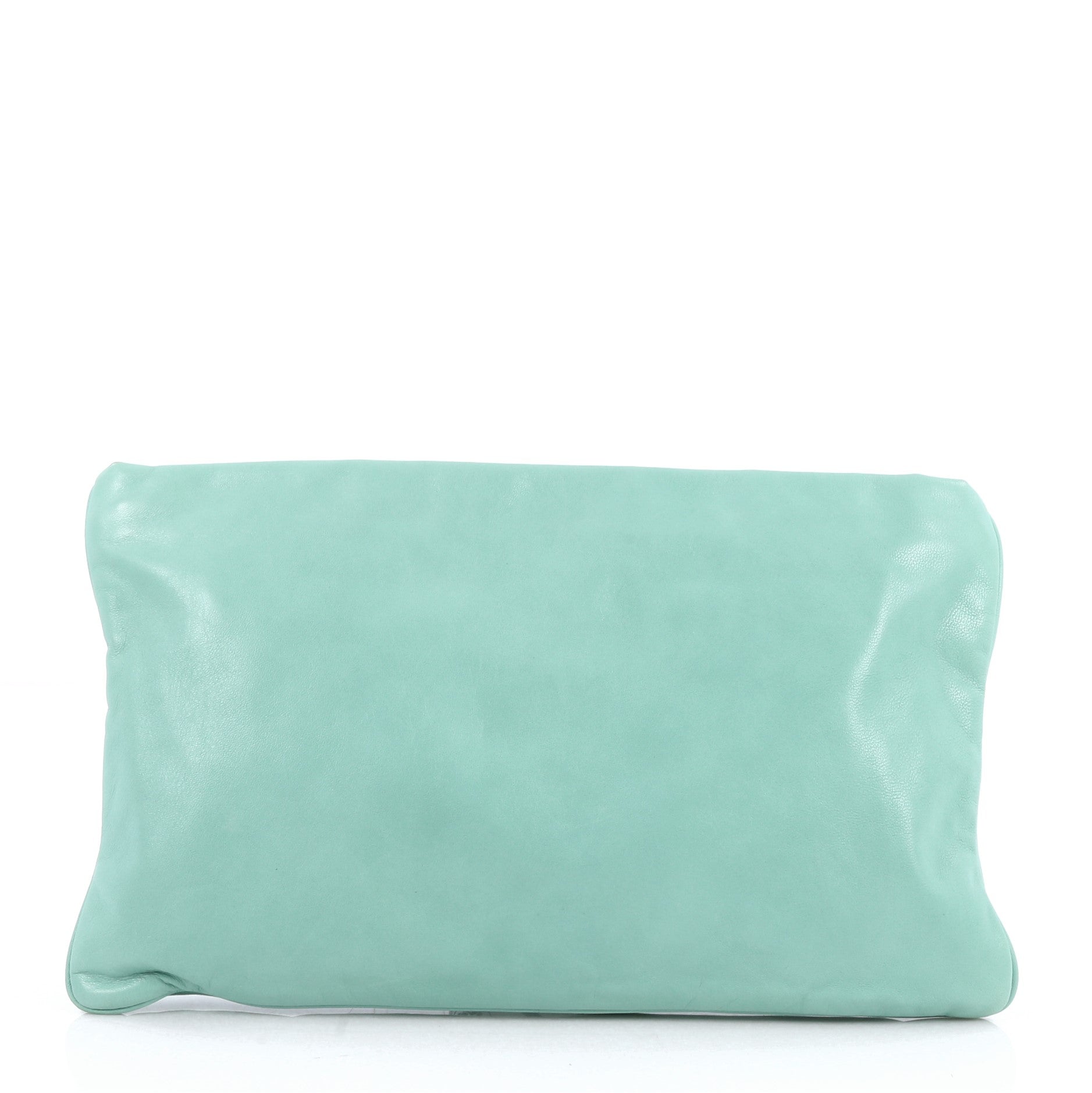 50's Graphic Clutch Nappa Leather
