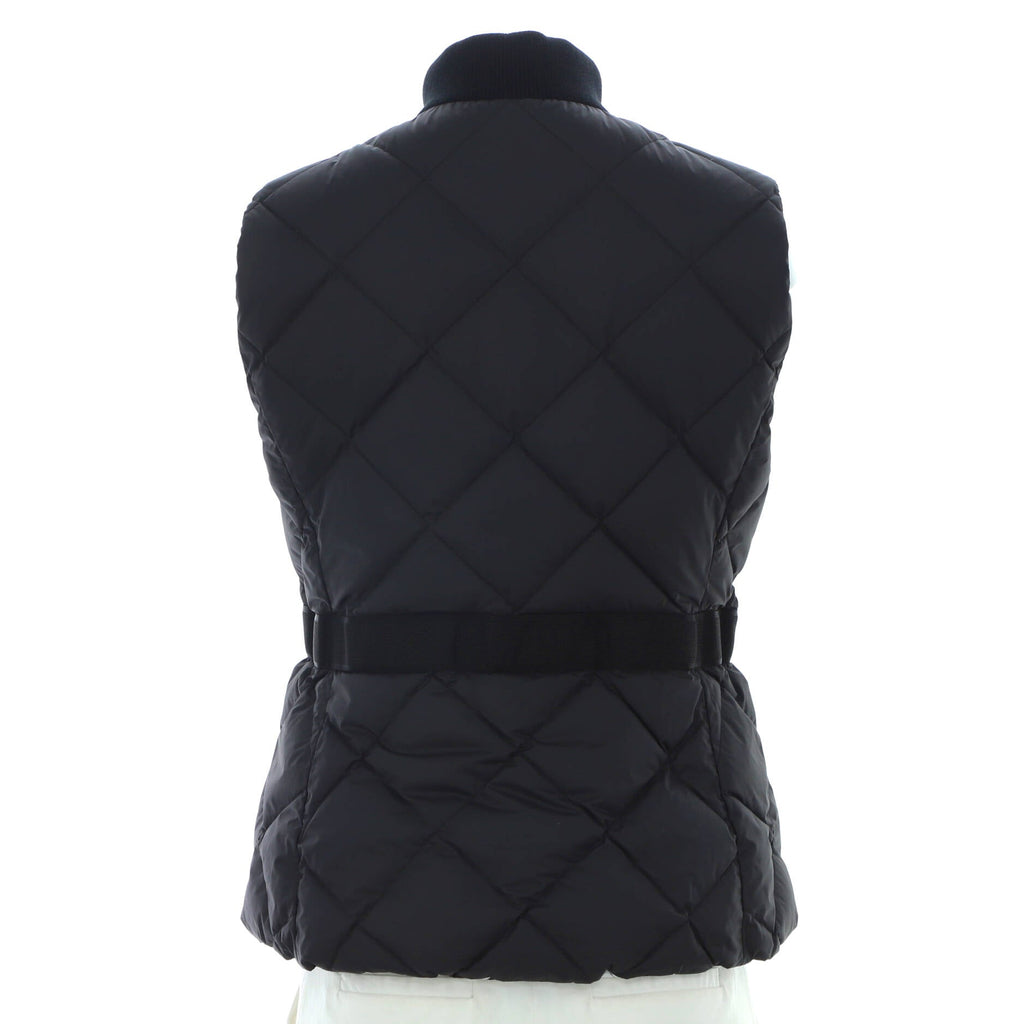 Women's Promenade du Matin Reversible Puffer Vest Quilted Printed Polyester with Down