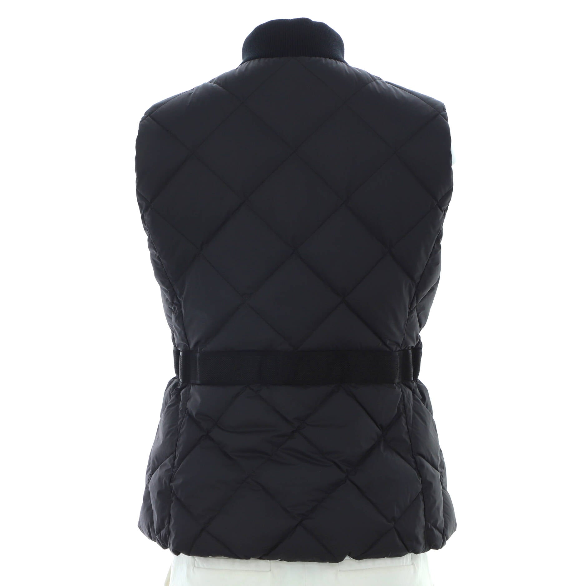 Women's Promenade du Matin Reversible Puffer Vest Quilted Printed Polyester with Down