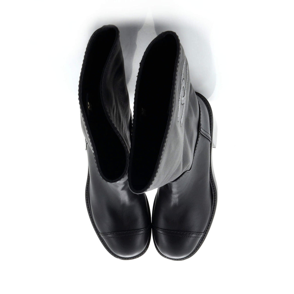 Women's Cap Toe CC Mid-Calf Boots Leather