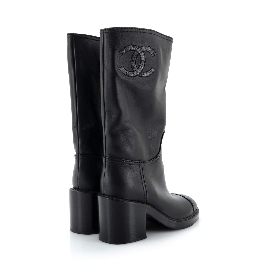 Women's Cap Toe CC Mid-Calf Boots Leather