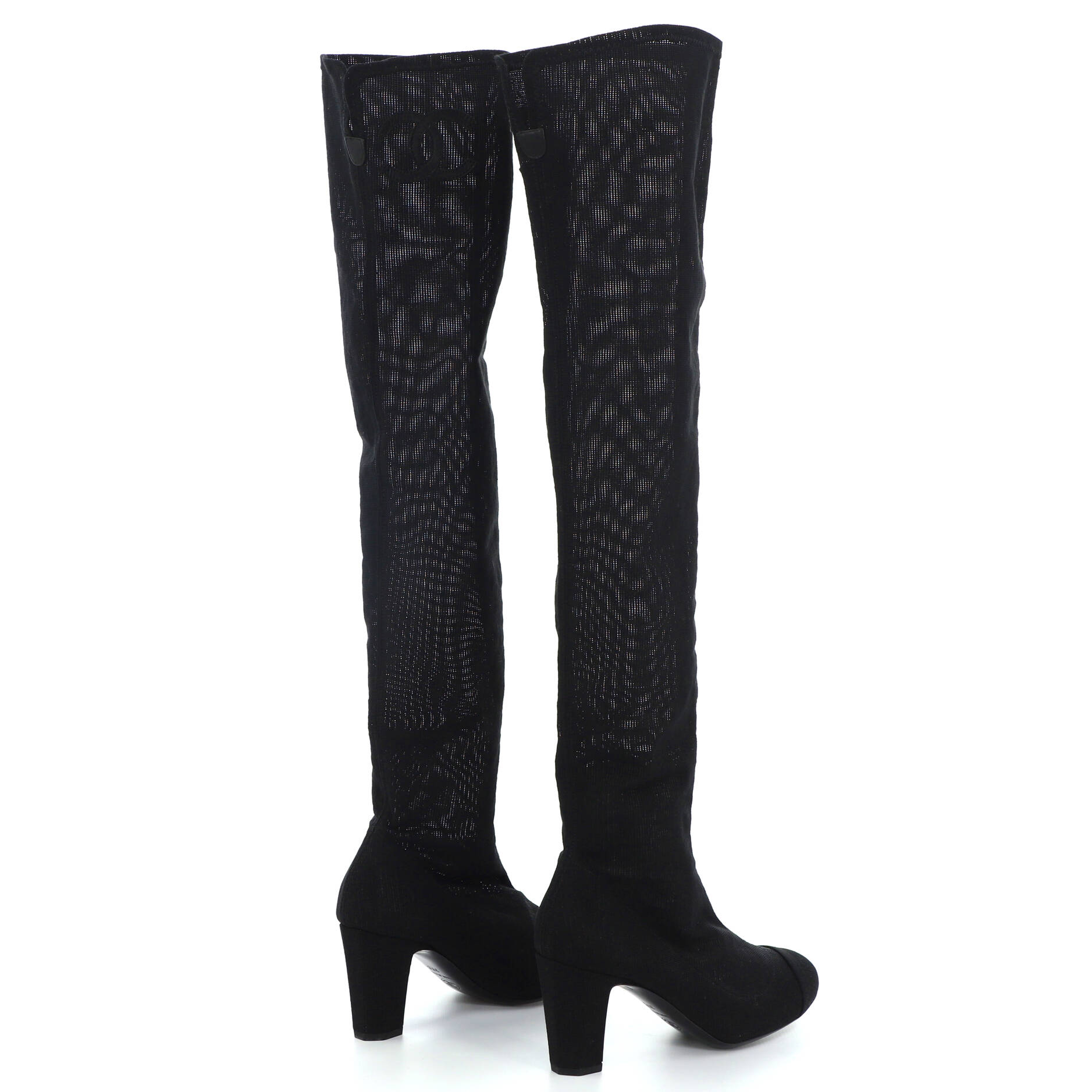Women's CC Knee High Boots Mesh