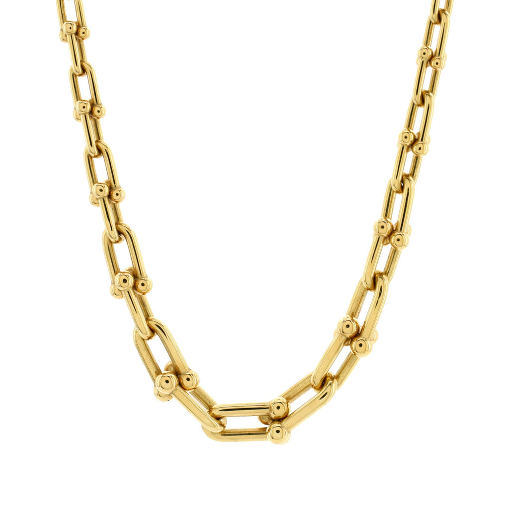 Tiffany HardWear Graduated Link Necklace 18K Yellow Gold