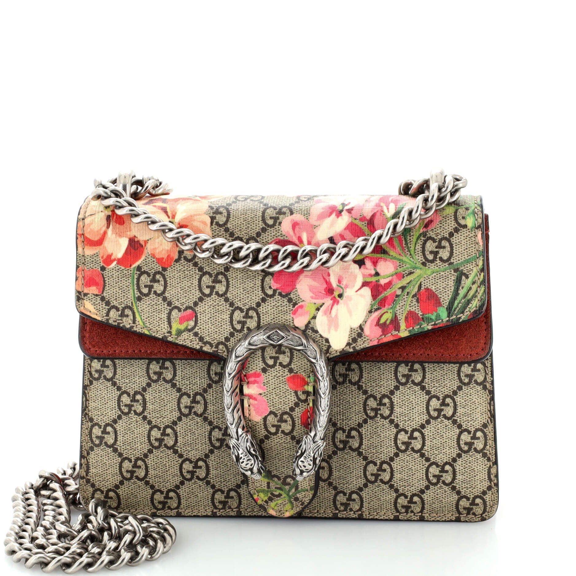 Dionysus Bag Blooms Print GG Coated Canvas Mini
