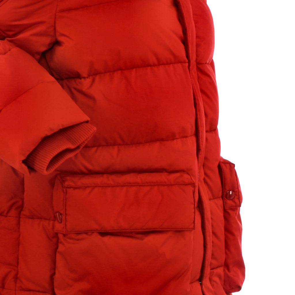 Men's Hooded Puffer Coat Polyamide with Down
