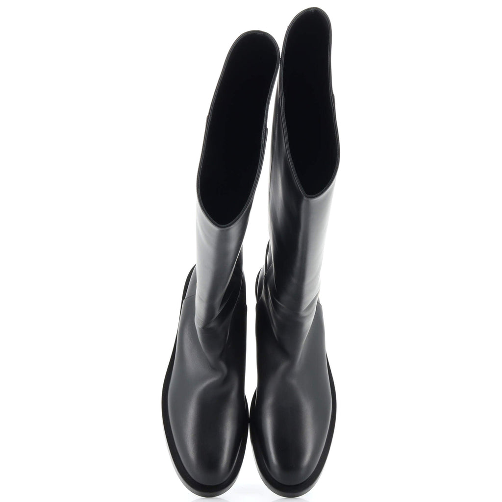 Women's VLogo Knee-High Boots Leather