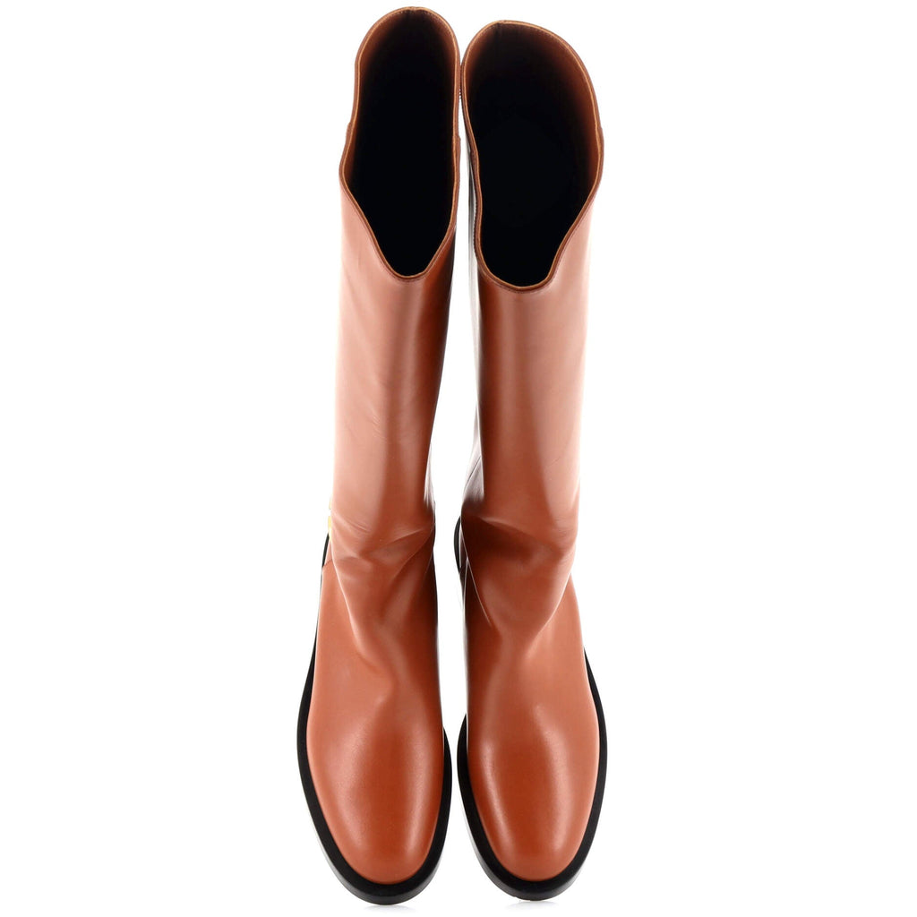 Women's VLogo Knee-High Boots Leather