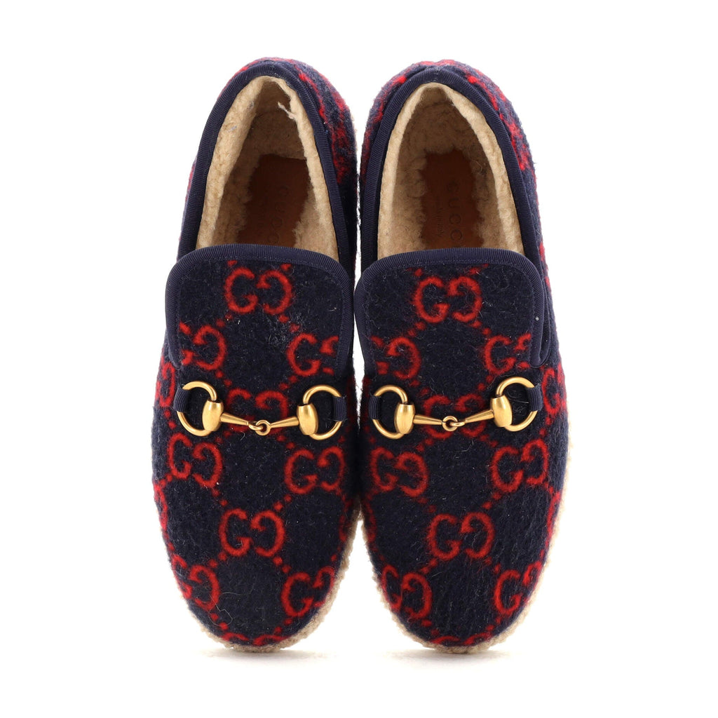 Women's Fria Horsebit Loafers GG Wool