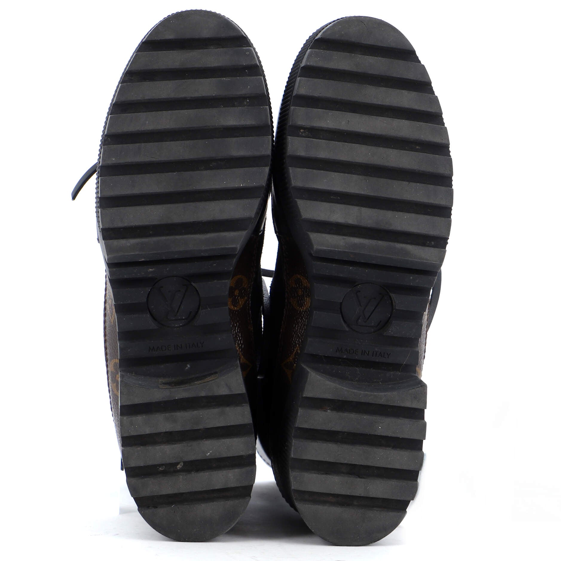 Women's Laureate Platform Desert Boots Suede with Monogram Canvas