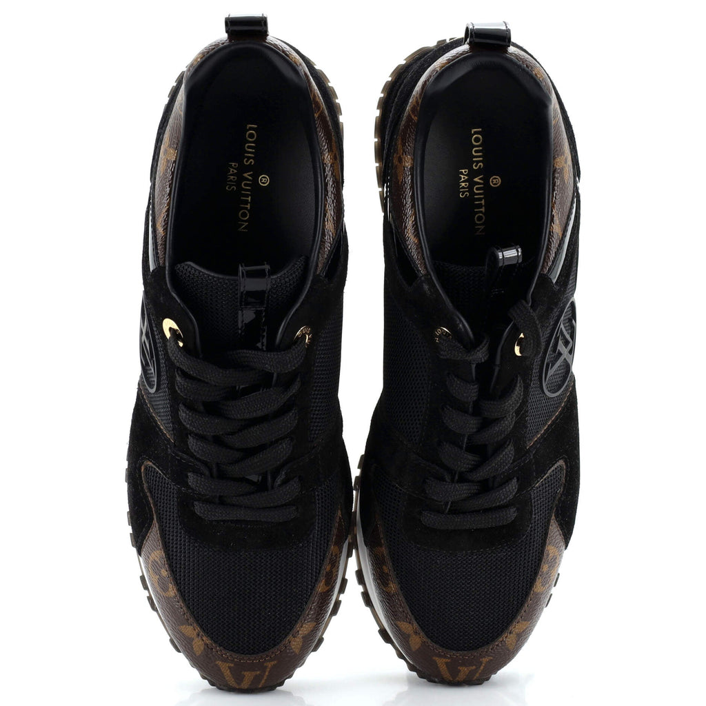 Women's Run Away Sneakers Mesh with Monogram Canvas and Suede