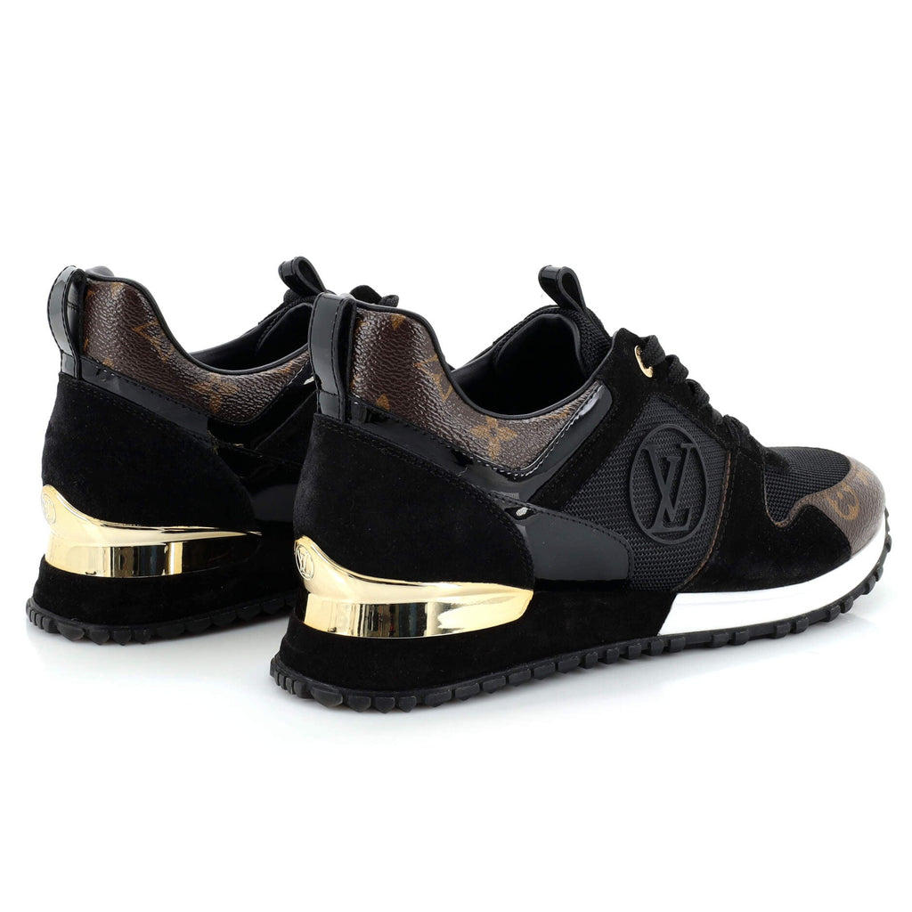 Women's Run Away Sneakers Mesh with Monogram Canvas and Suede