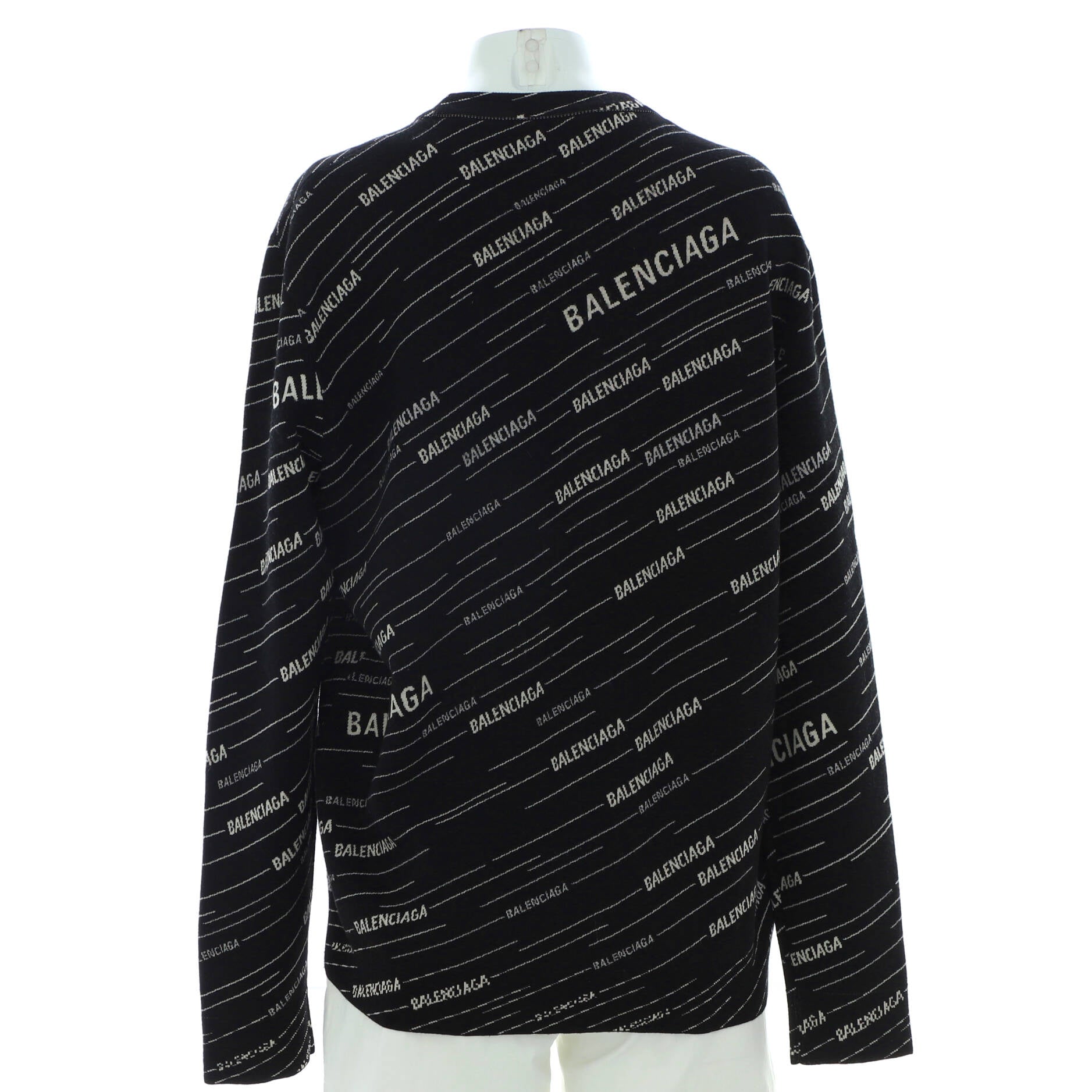Women's All Over Logo Sweater Wool Blend