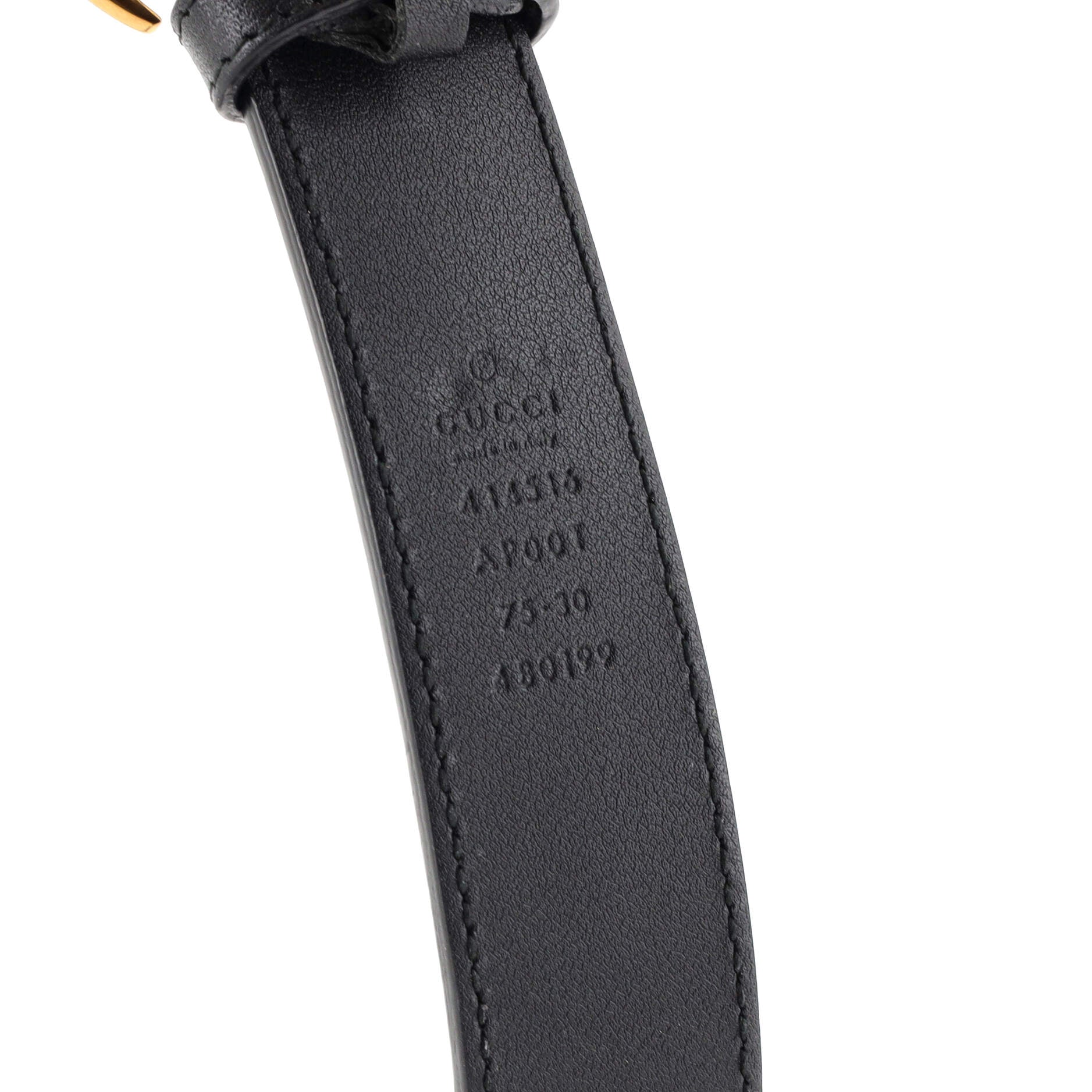 GG Marmont Belt Leather Medium 75