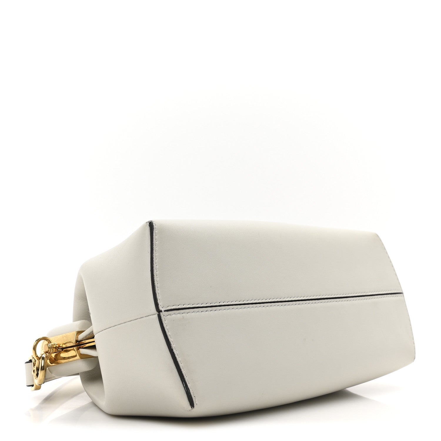 Shiny Nappa Midi Fendi First Ghiaia