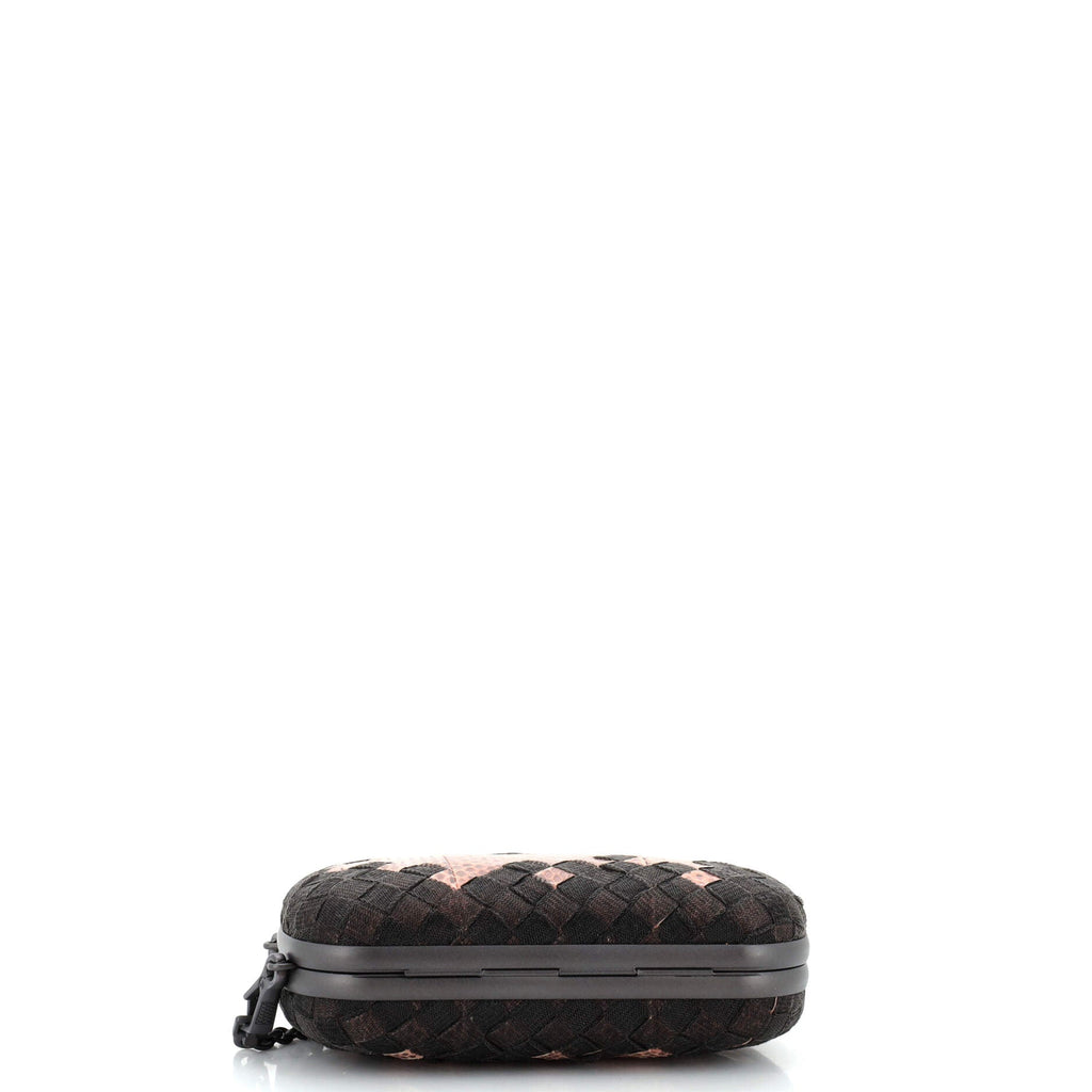 Box Knot Clutch Ayers with Intrecciato Metal Mesh Small