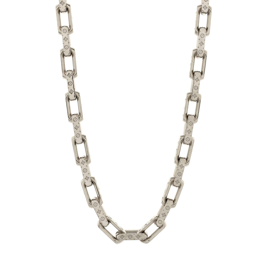 Monogram Chain Necklace Metal