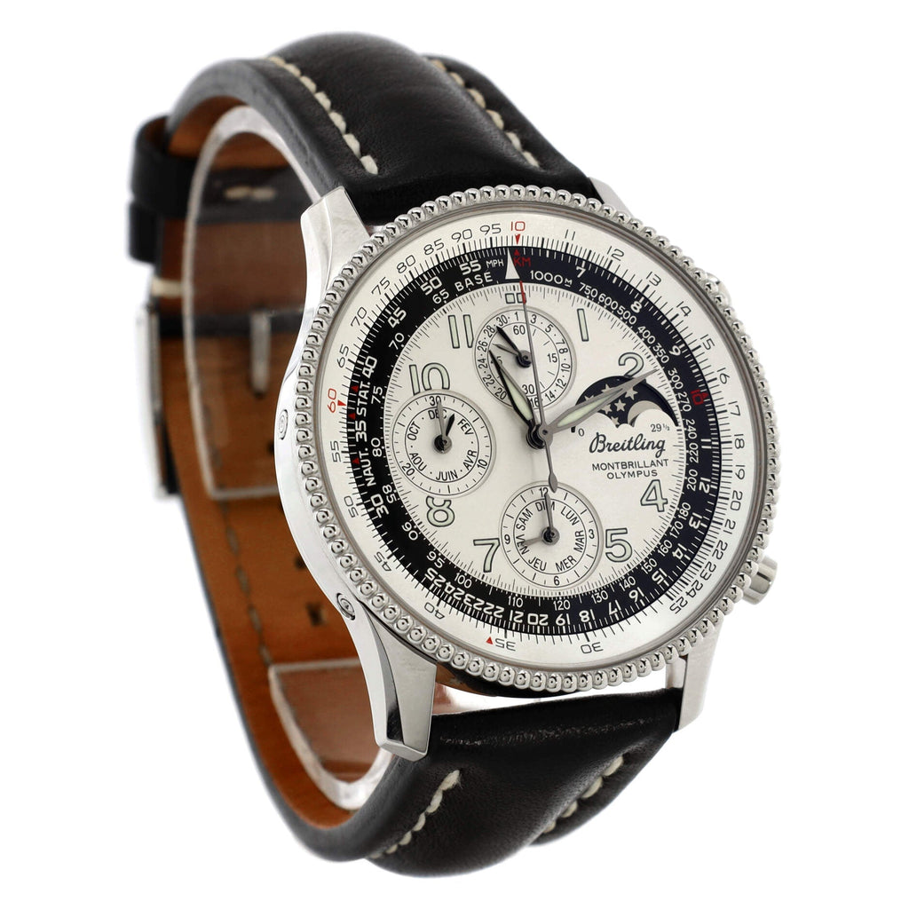 Navitimer Montbrillant Olympus Chronograph Automatic Watch Stainless Steel 40
