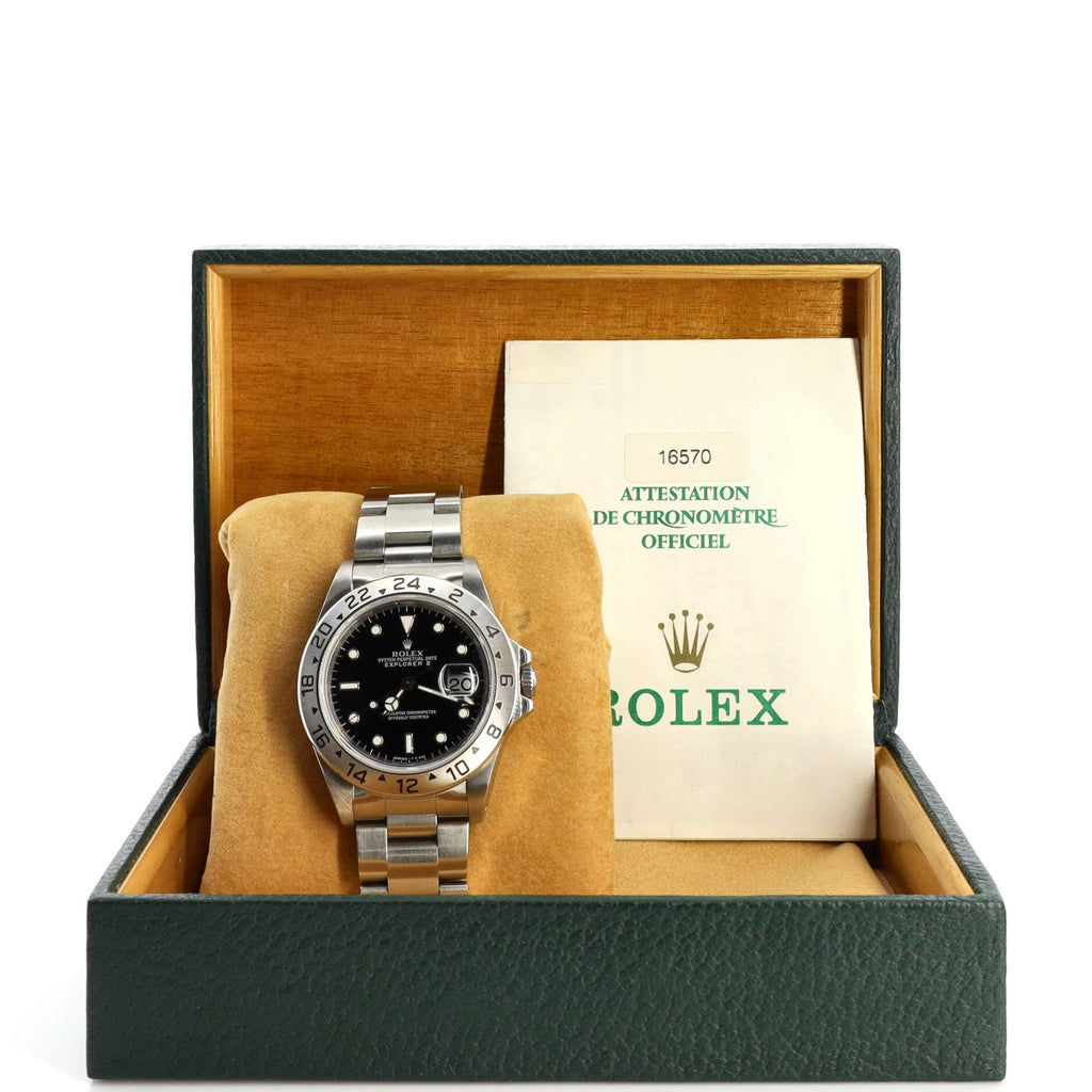 Oyster Perpetual Explorer II Automatic Watch Stainless Steel 40