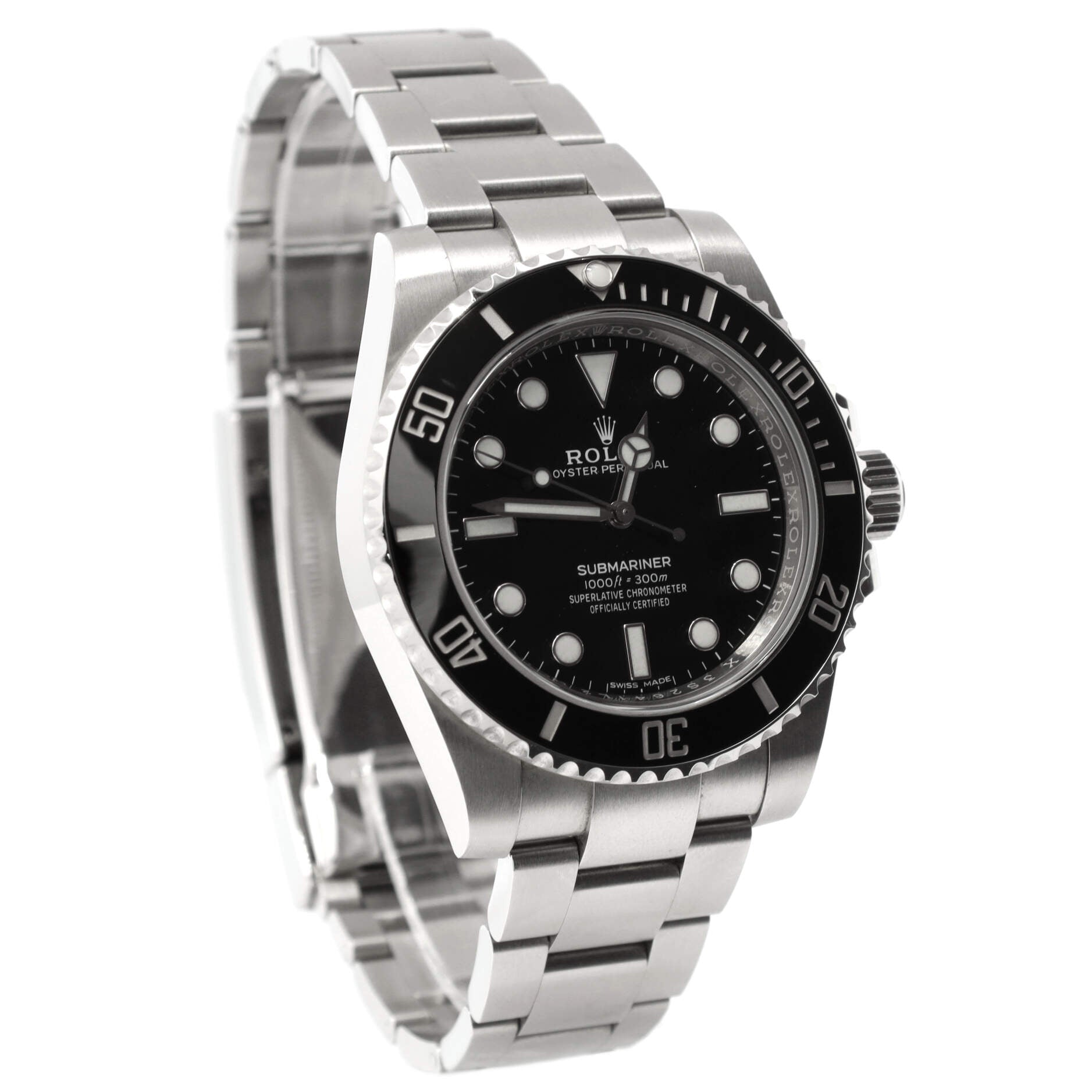 Oyster Perpetual Submariner Automatic Watch Stainless Steel and Cerachrom 40