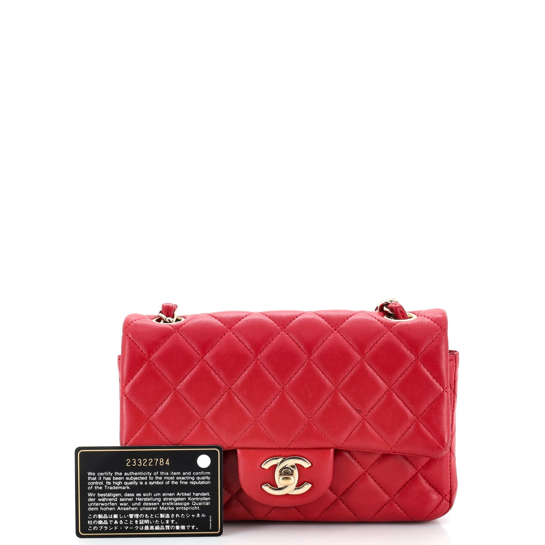 Classic Single Flap Bag Quilted Lambskin Mini