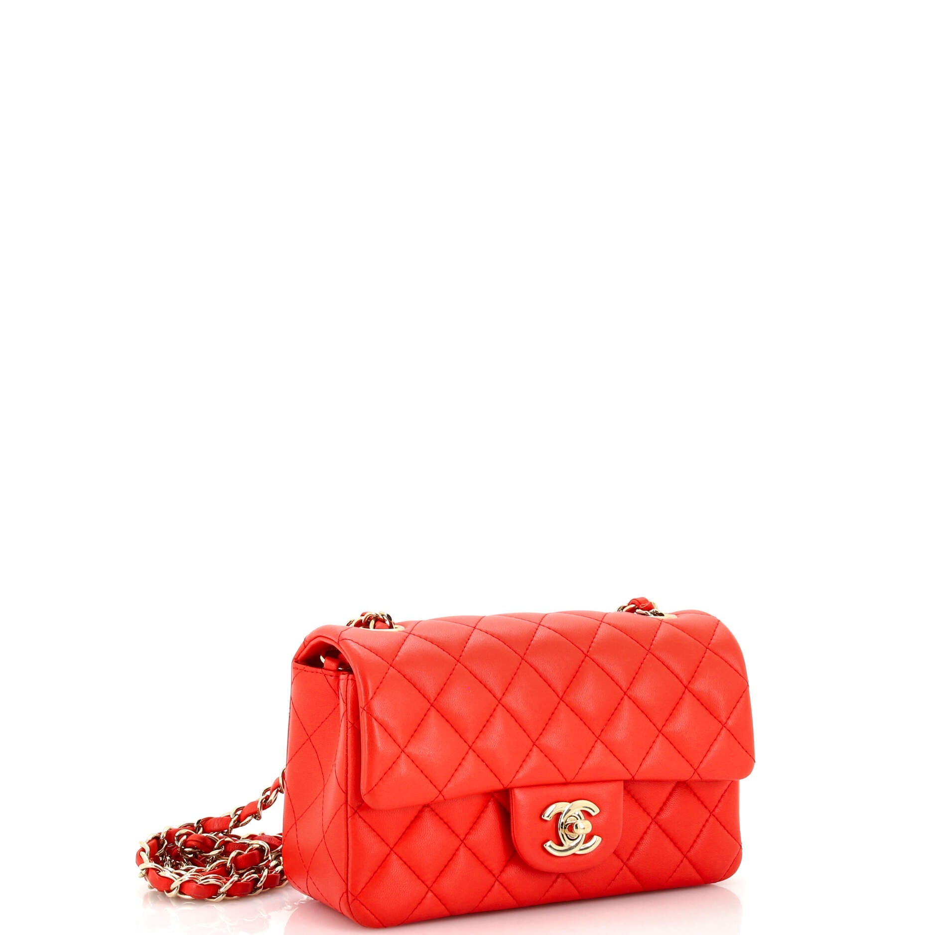 Classic Single Flap Bag Quilted Lambskin Mini