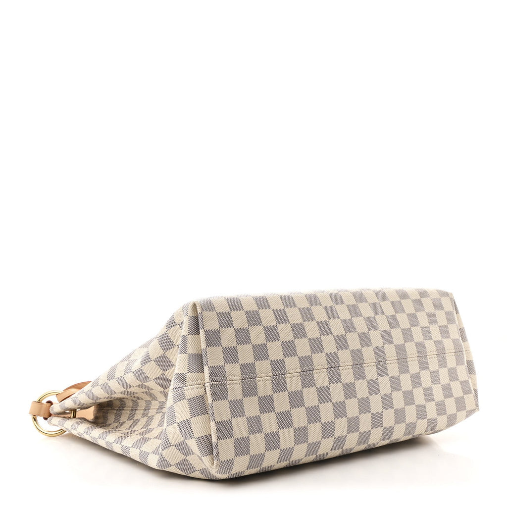 Damier Azur Graceful MM Rose Ballerine