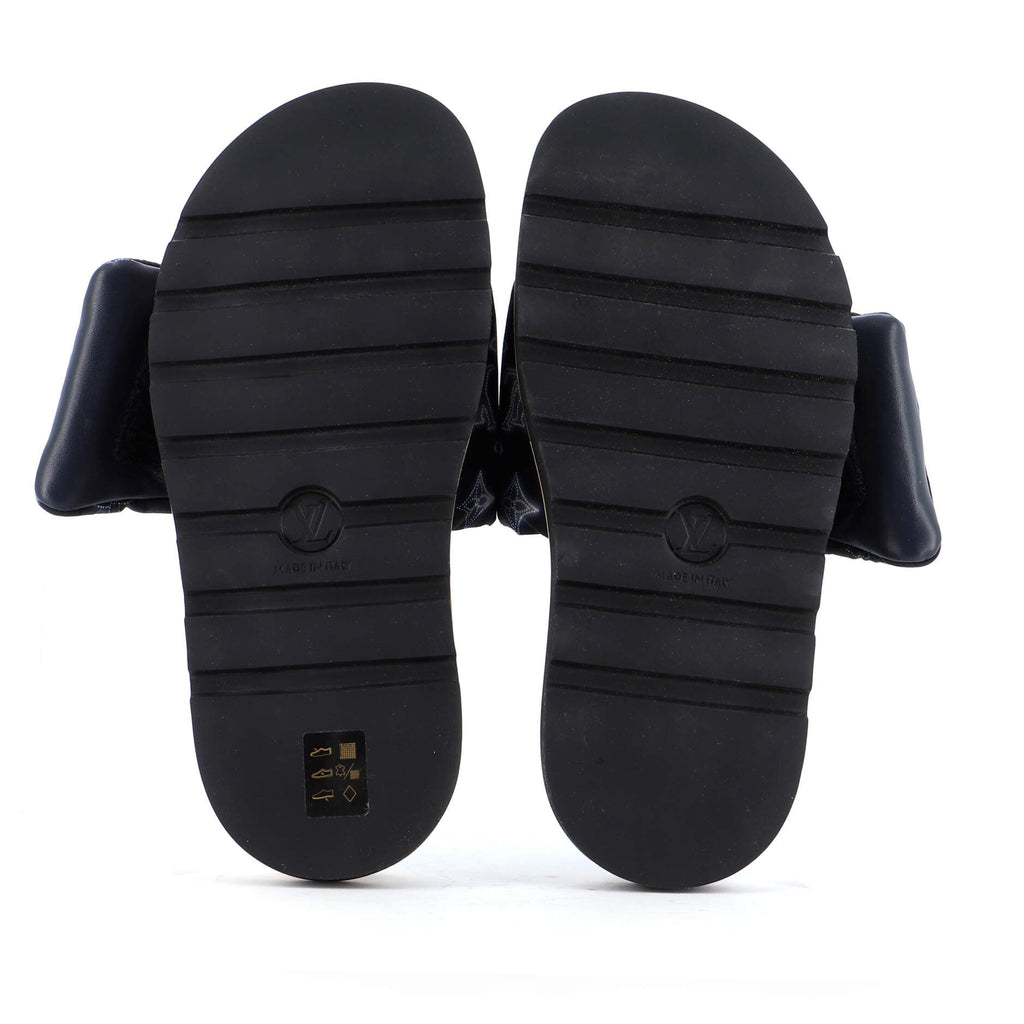 Women's Pool Pillow Comfort Mule Sandals Mahina Monogram Nylon