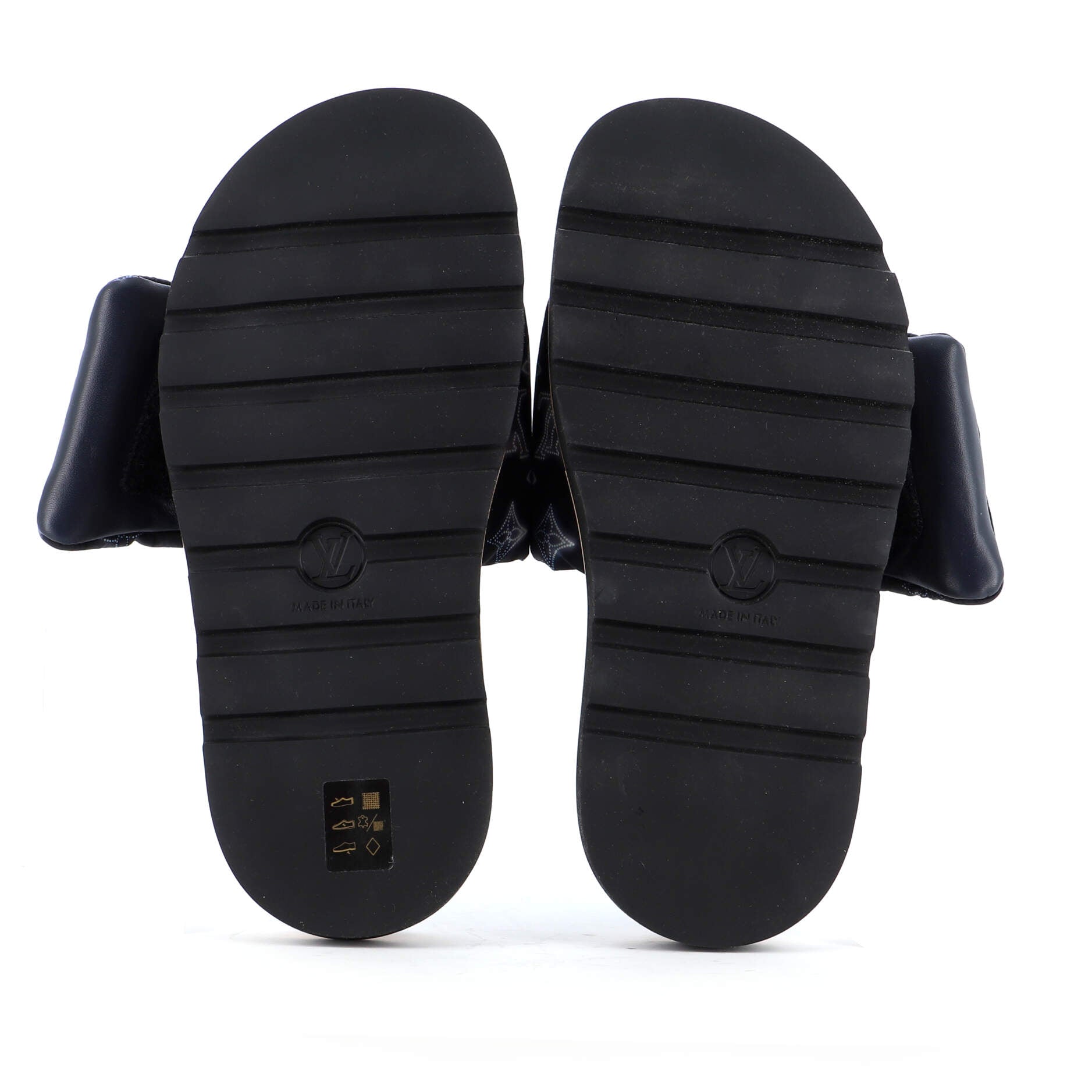 Women's Pool Pillow Comfort Mule Sandals Mahina Monogram Nylon