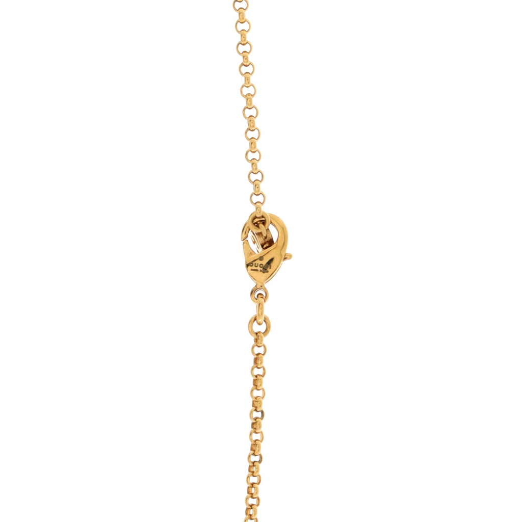 GG Station Cupcake Pendant Necklace Metal with Enamel