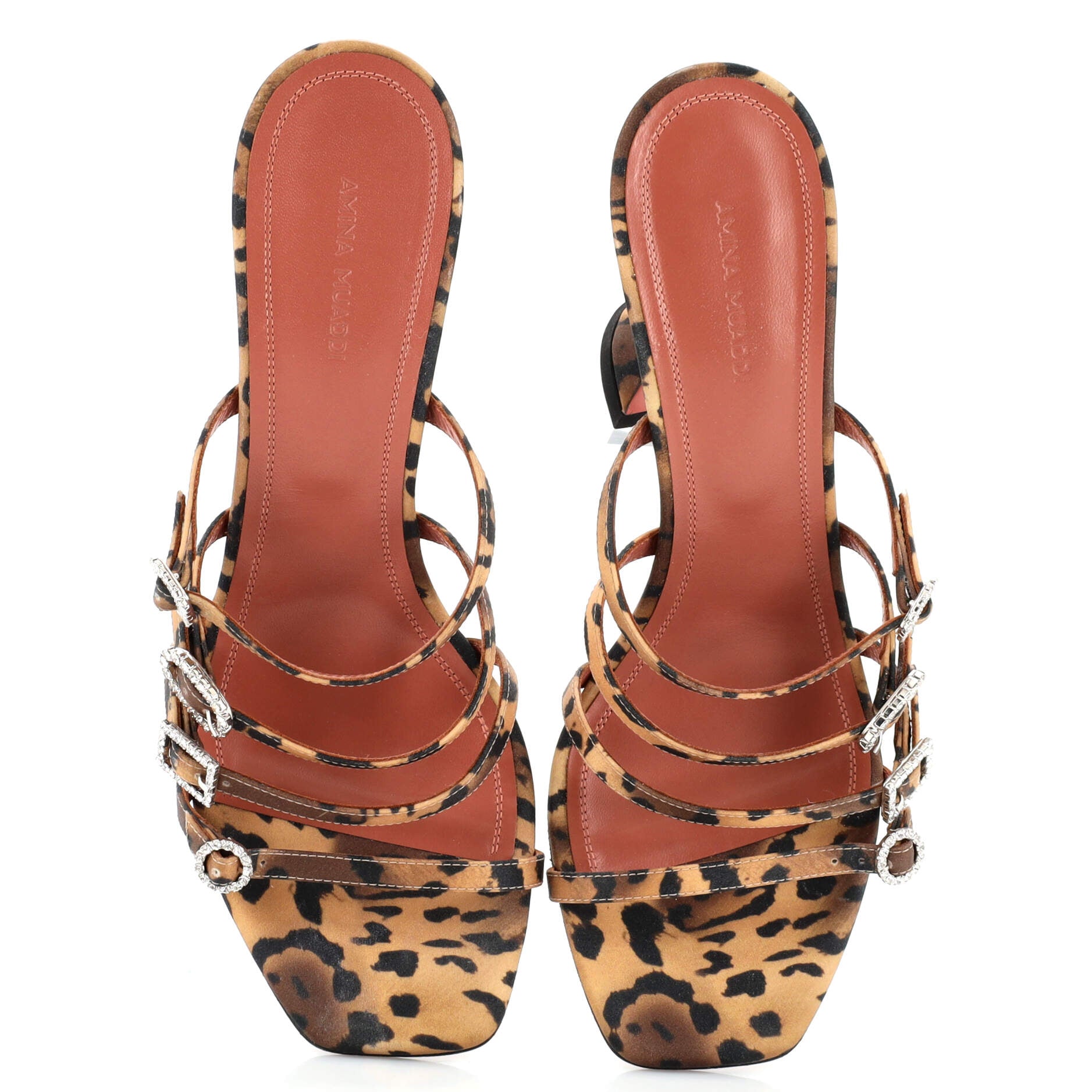 Women's Robyn Heeled Sandals Printed Satin 95