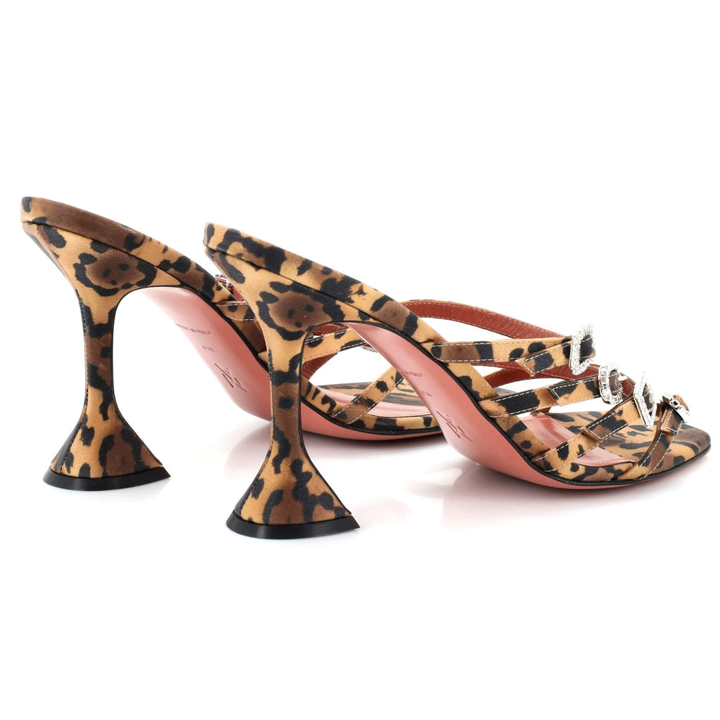Women's Robyn Heeled Sandals Printed Satin 95