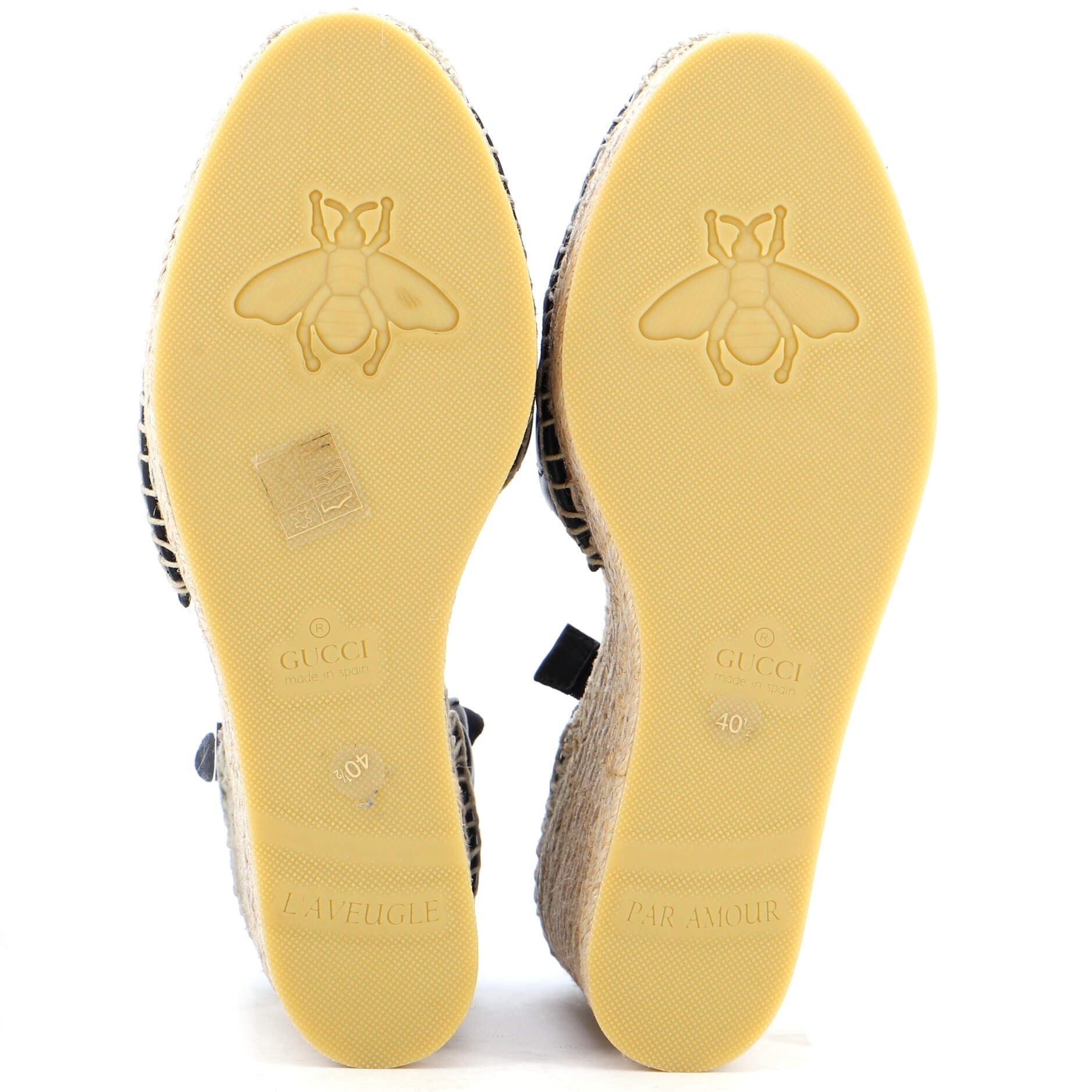 Women's GG Marmont Wedge Espadrilles Matelasse Leather