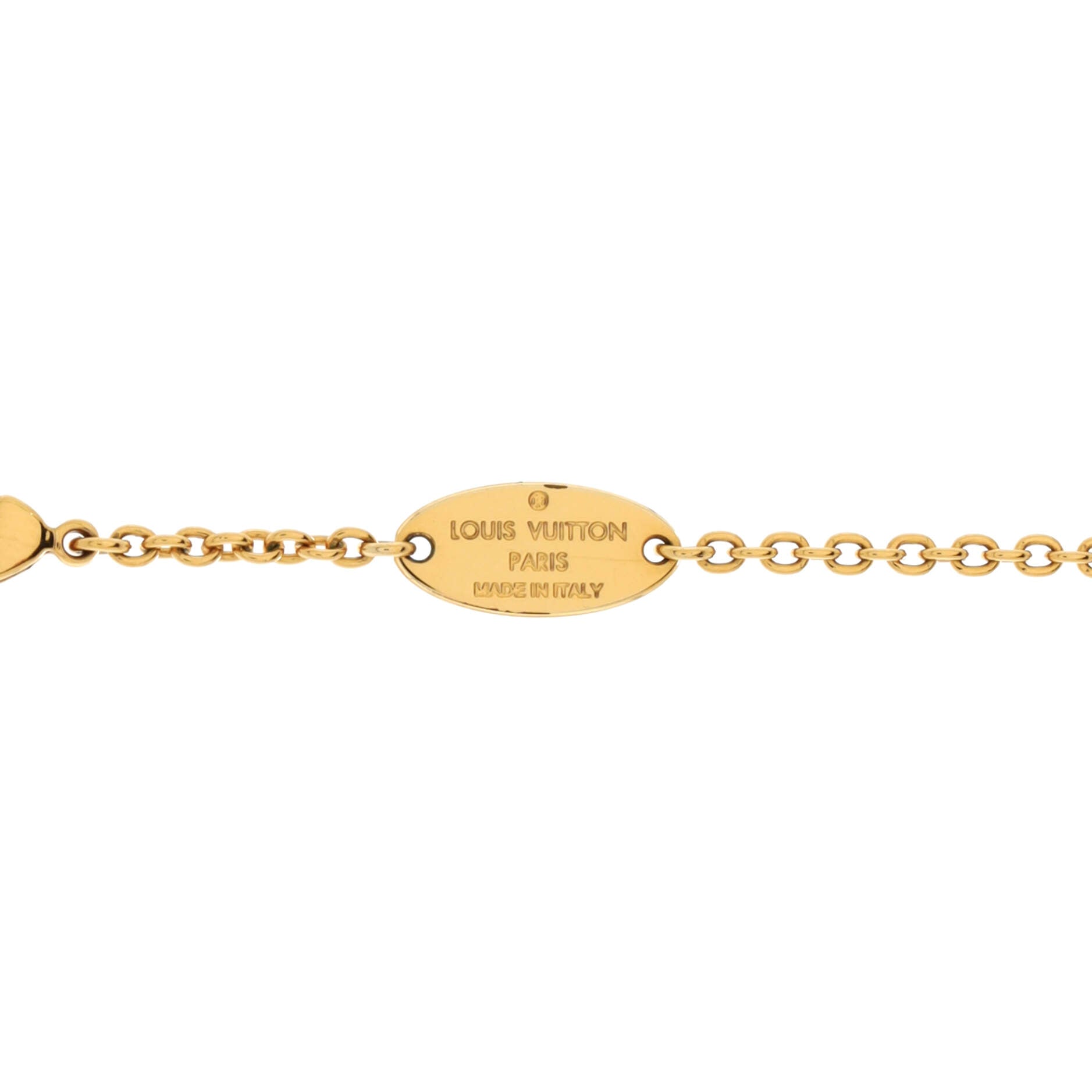 LV Iconic Necklace Metal with Crystals