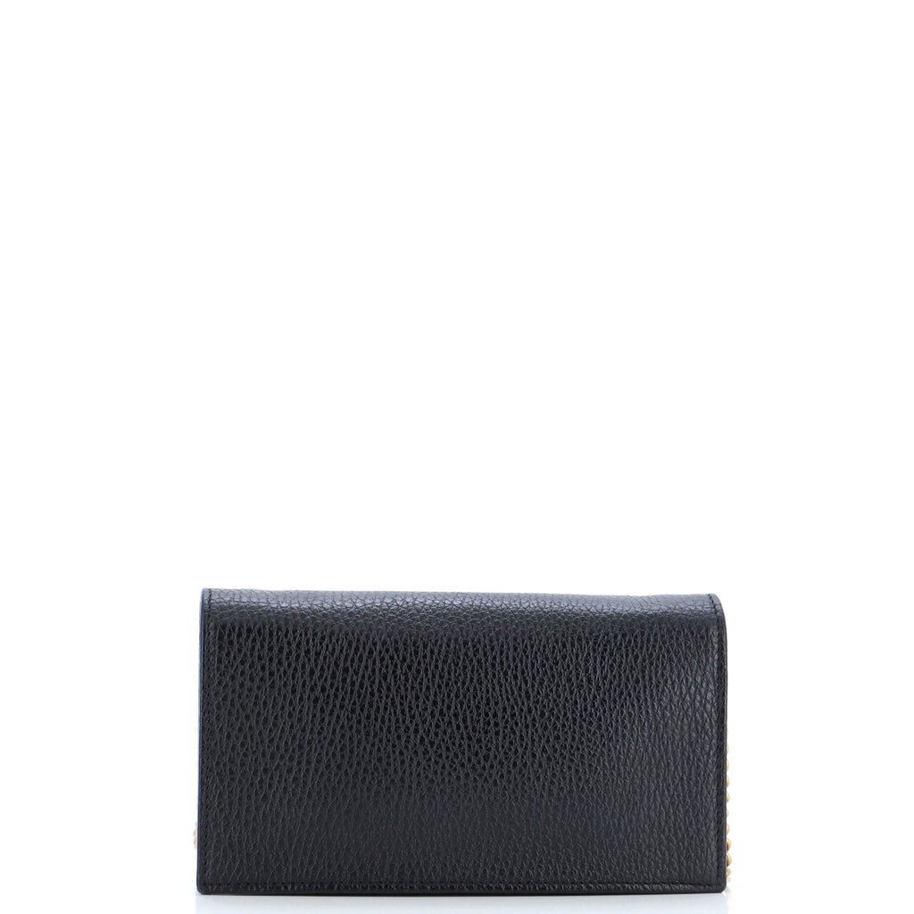 GG Marmont Chain Wallet Embellished Leather Mini