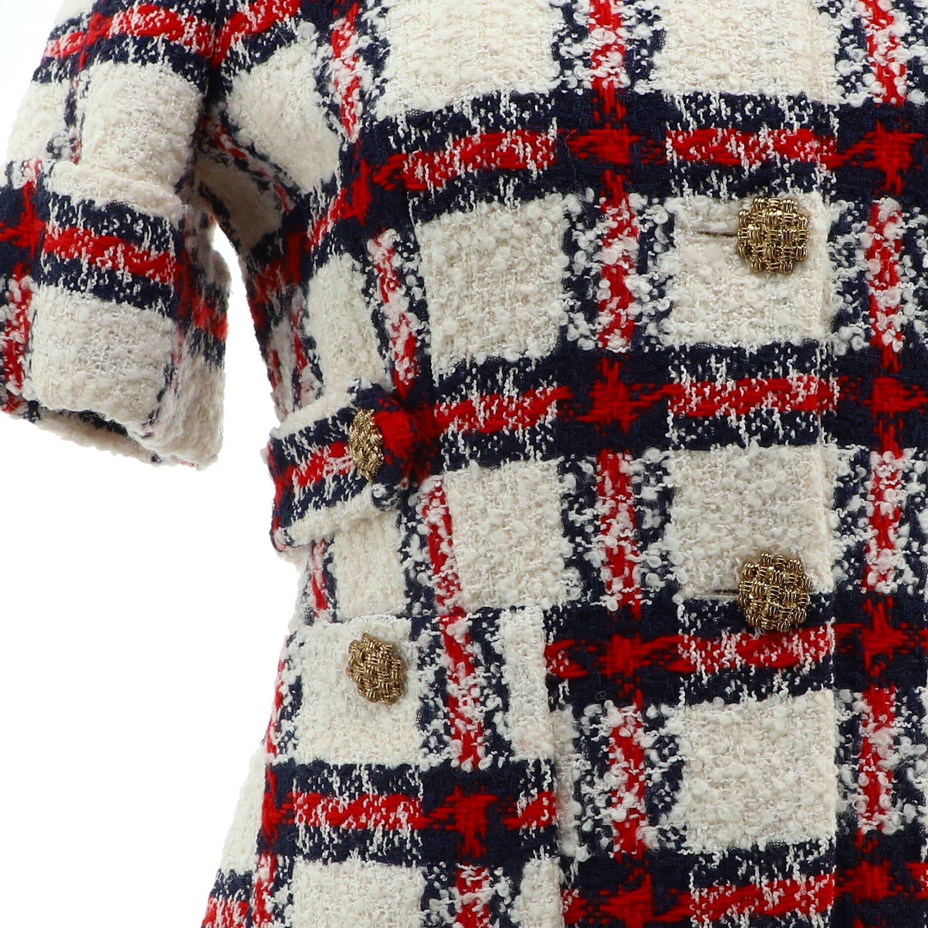Women's Web Button Up Jacket Tweed