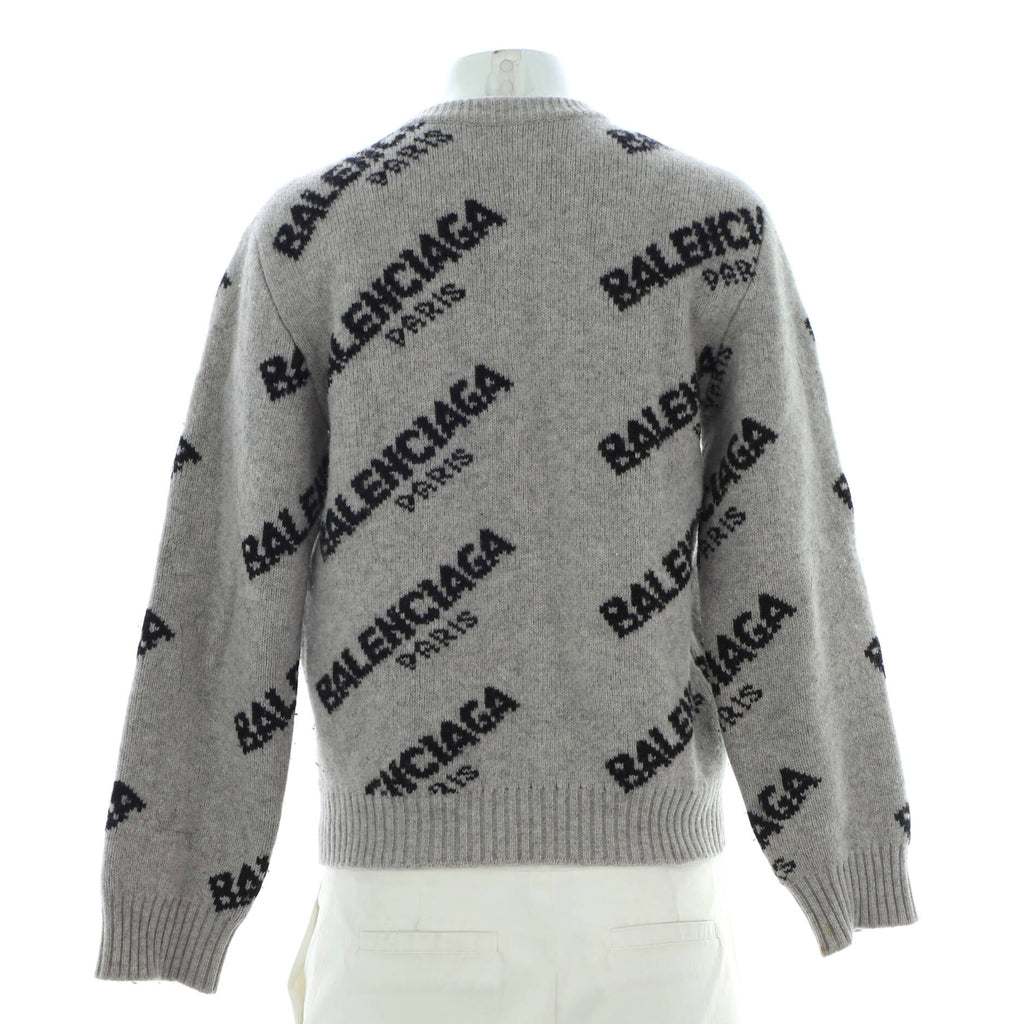 Women's All Over Logo Sweater Wool Blend