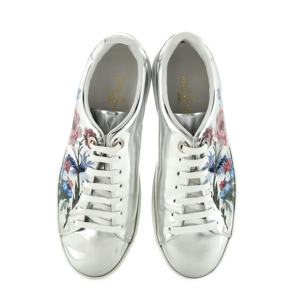 Women's FrontRow Sneakers Floral Leather