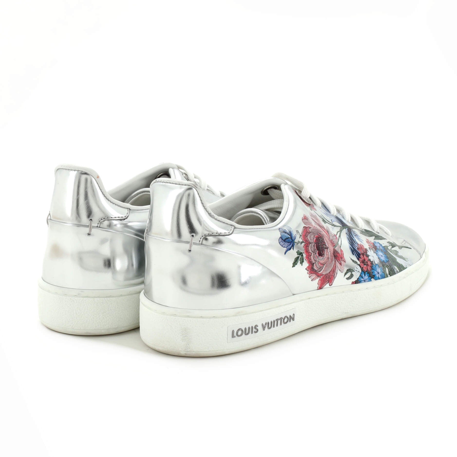 Women's FrontRow Sneakers Floral Leather