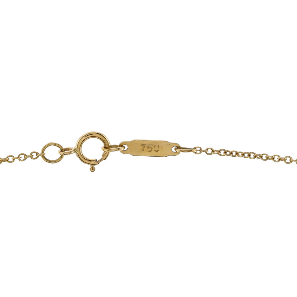 Cross Pendant Necklace 18K Yellow Gold with Diamonds Small