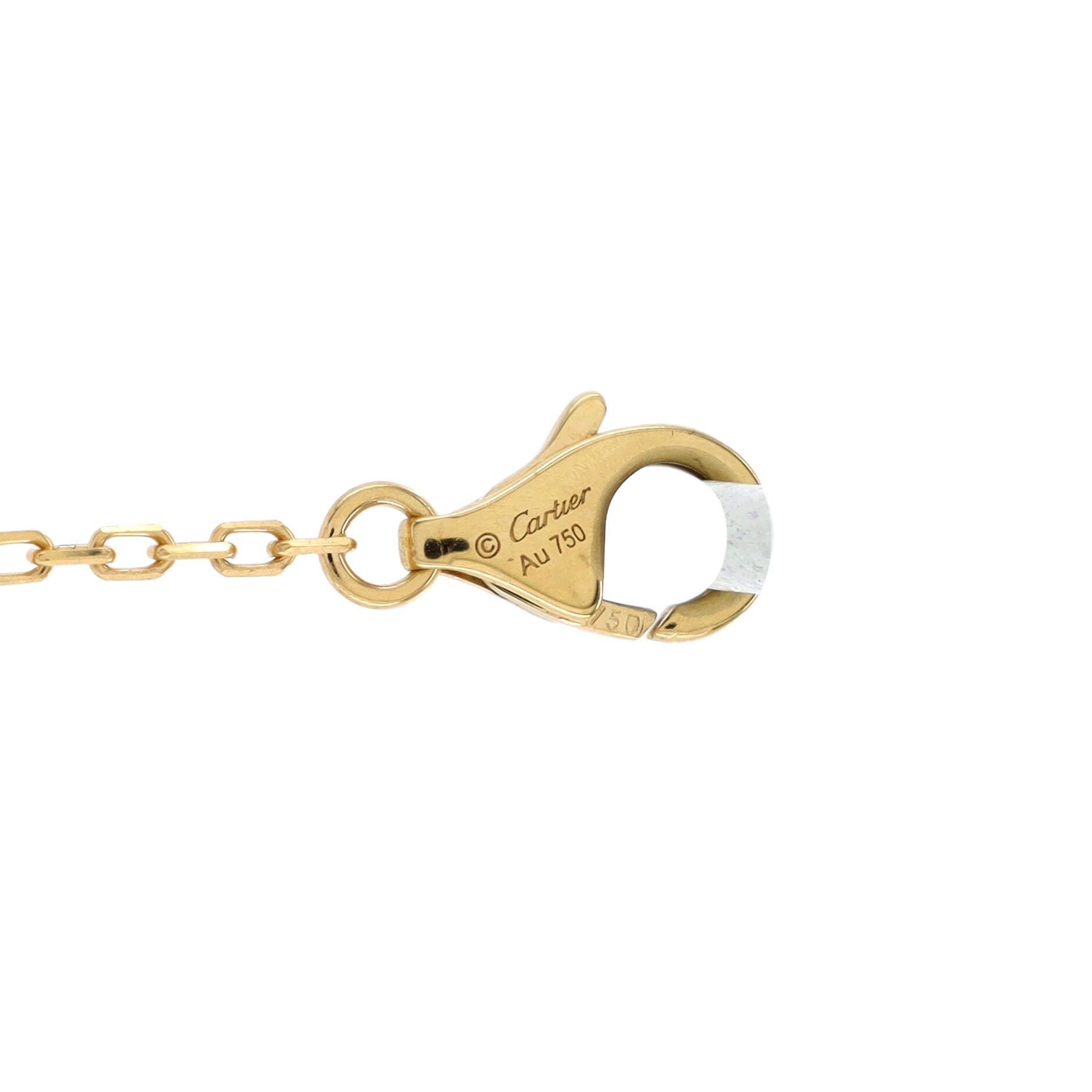 Cartier D'Amour Pendant Necklace 18K Yellow Gold and Diamond Small