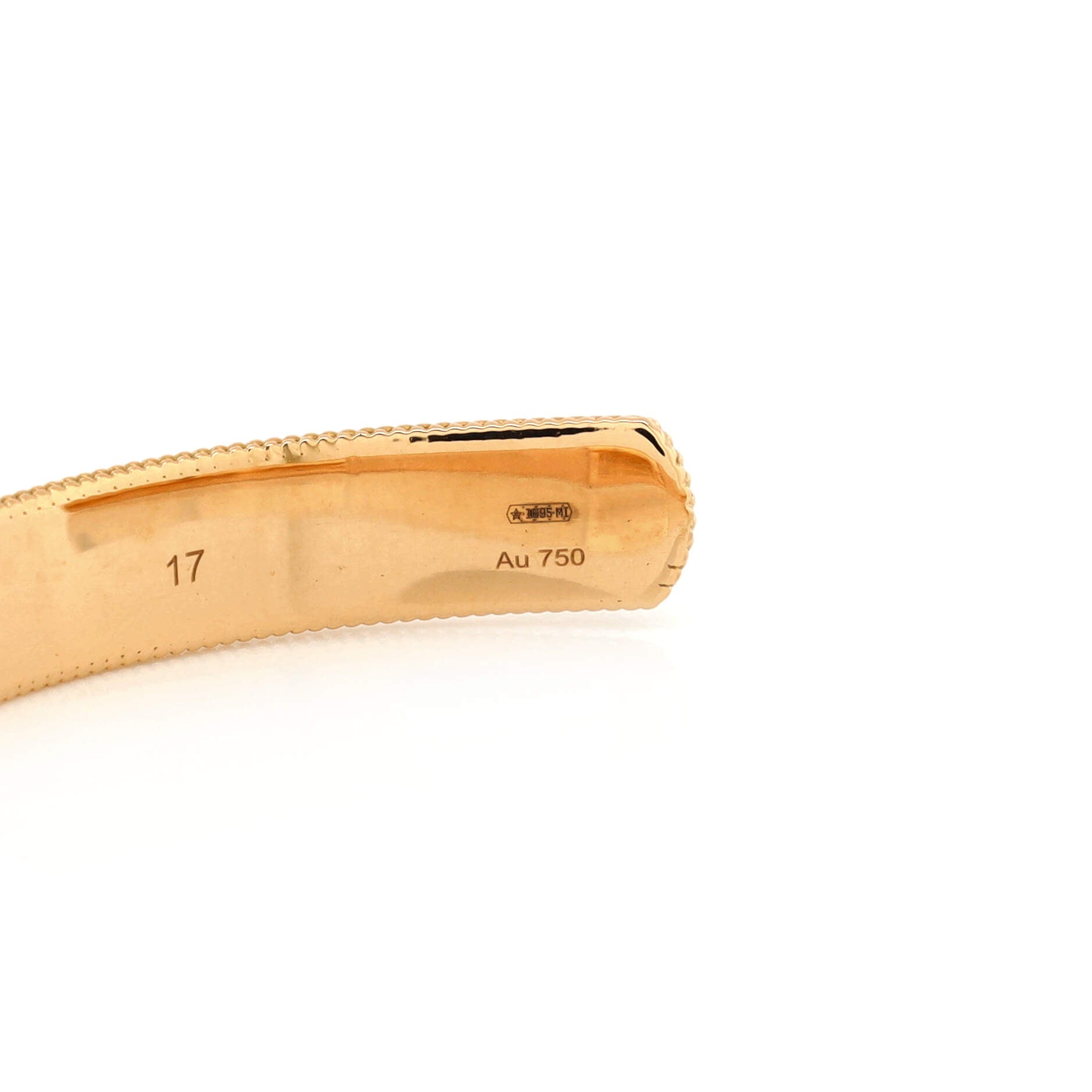 Icon Blooms Cuff Bracelet 18K Rose Gold with Enamel