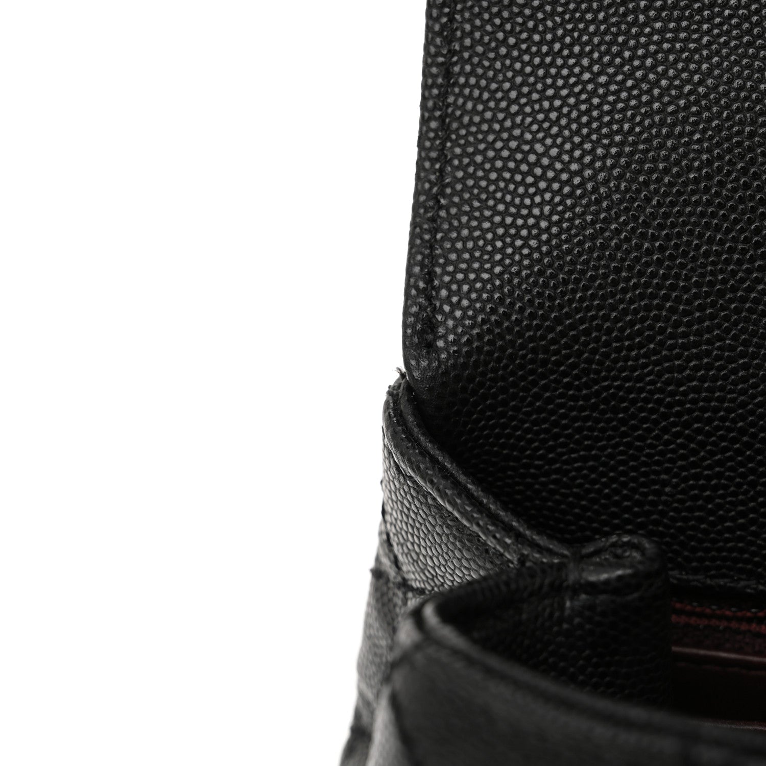 Caviar Quilted Mini Coco Handle Flap Black
